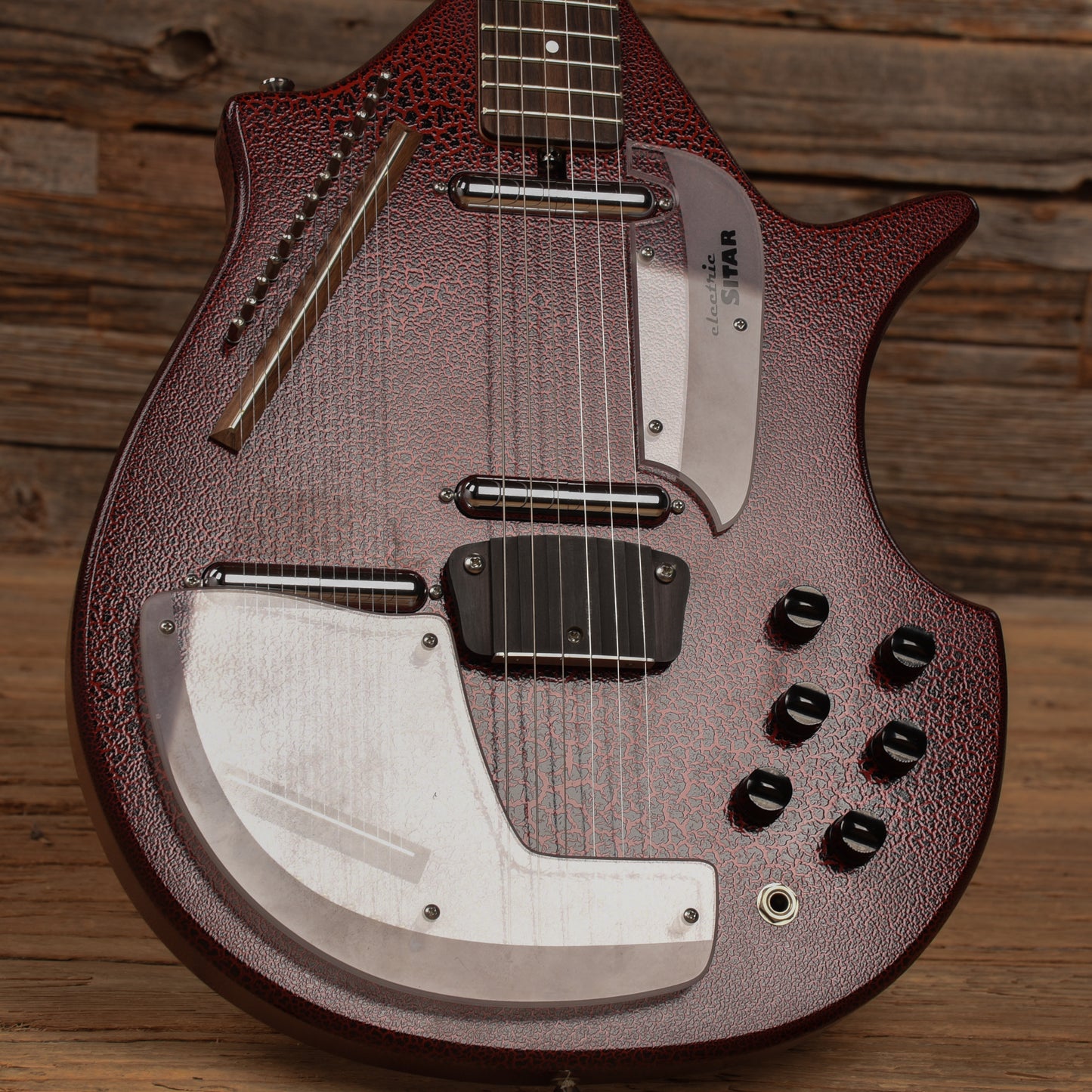 Jerry Jones Master Electric Sitar Red 2003 Electric Guitars / Semi-Hollow