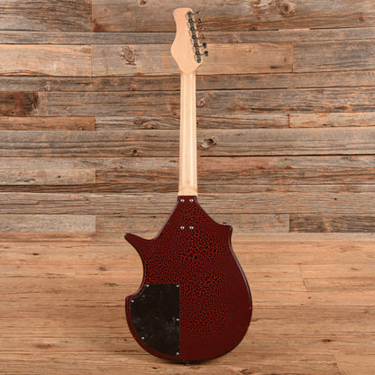 Jerry Jones Electric Sitar Red Crackle Electric Guitars / Solid Body