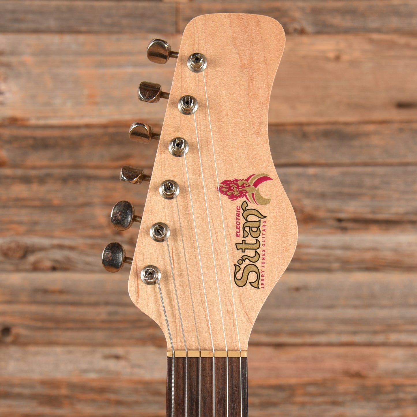 Jerry Jones Electric Sitar Red Crackle Electric Guitars / Solid Body