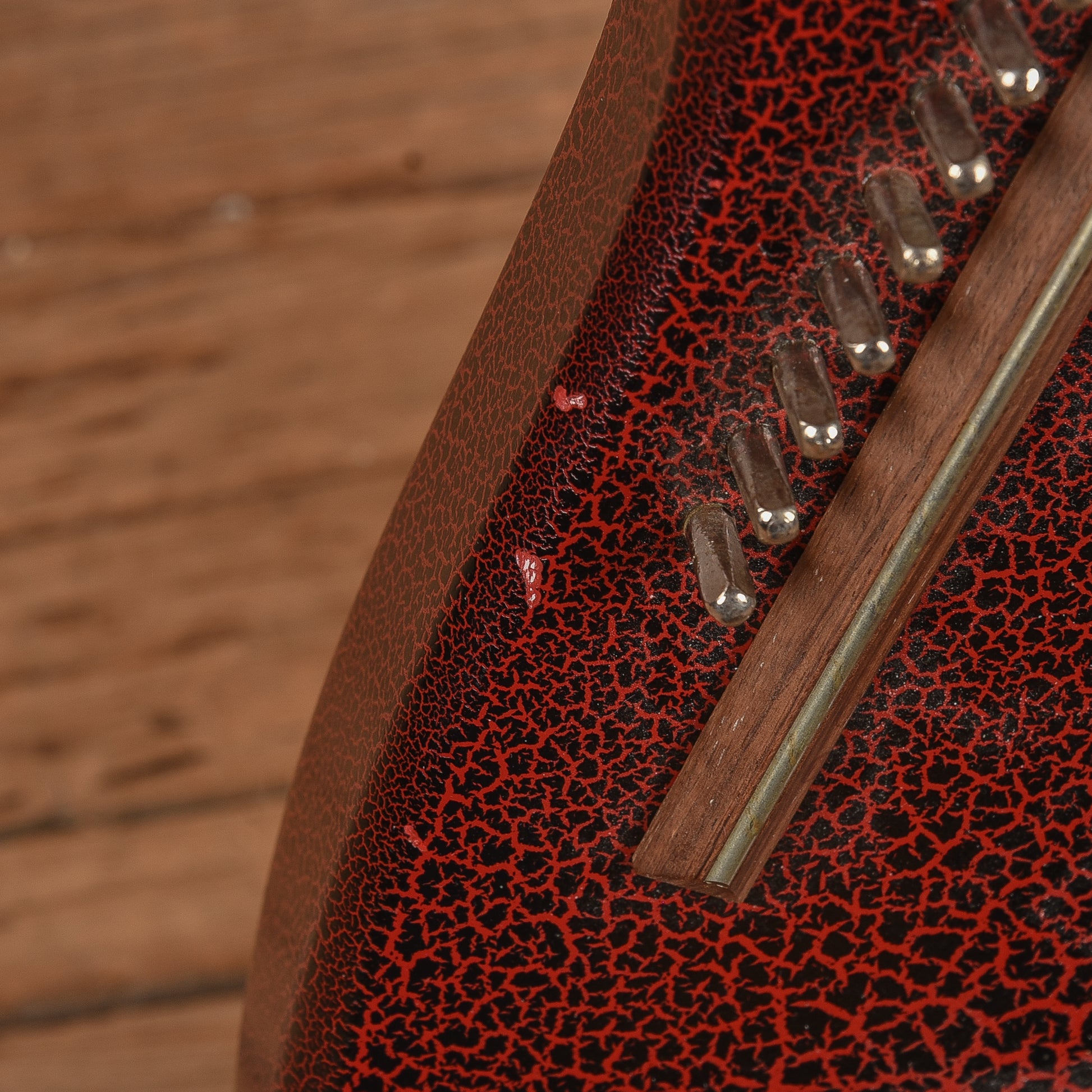 Jerry Jones Electric Sitar Red Crackle Electric Guitars / Solid Body