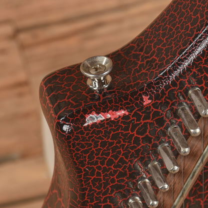 Jerry Jones Electric Sitar Red Crackle Electric Guitars / Solid Body