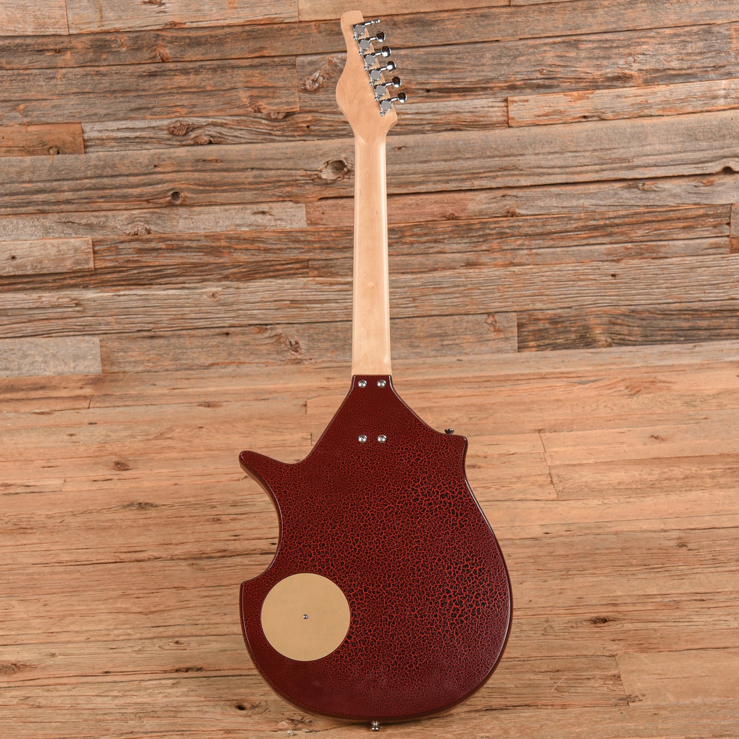 Jerry Jones Master Sitar Red Crackle Electric Guitars / Solid Body