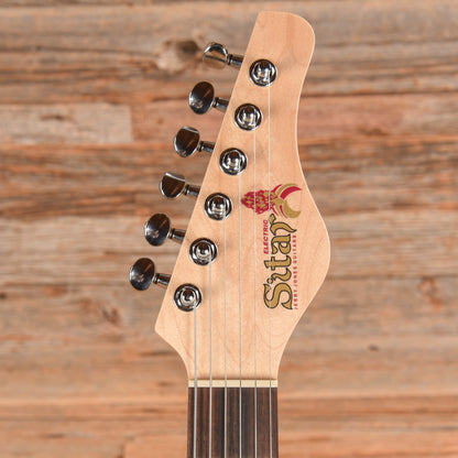Jerry Jones Master Sitar Red Crackle Electric Guitars / Solid Body