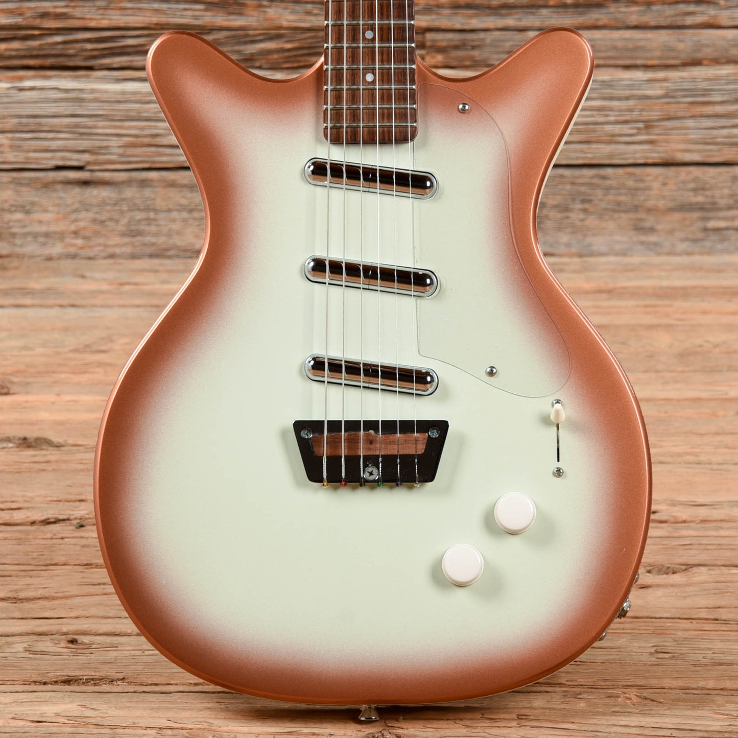Jerry Jones Shorthorn DC-3 Copper Burst Electric Guitars / Solid Body