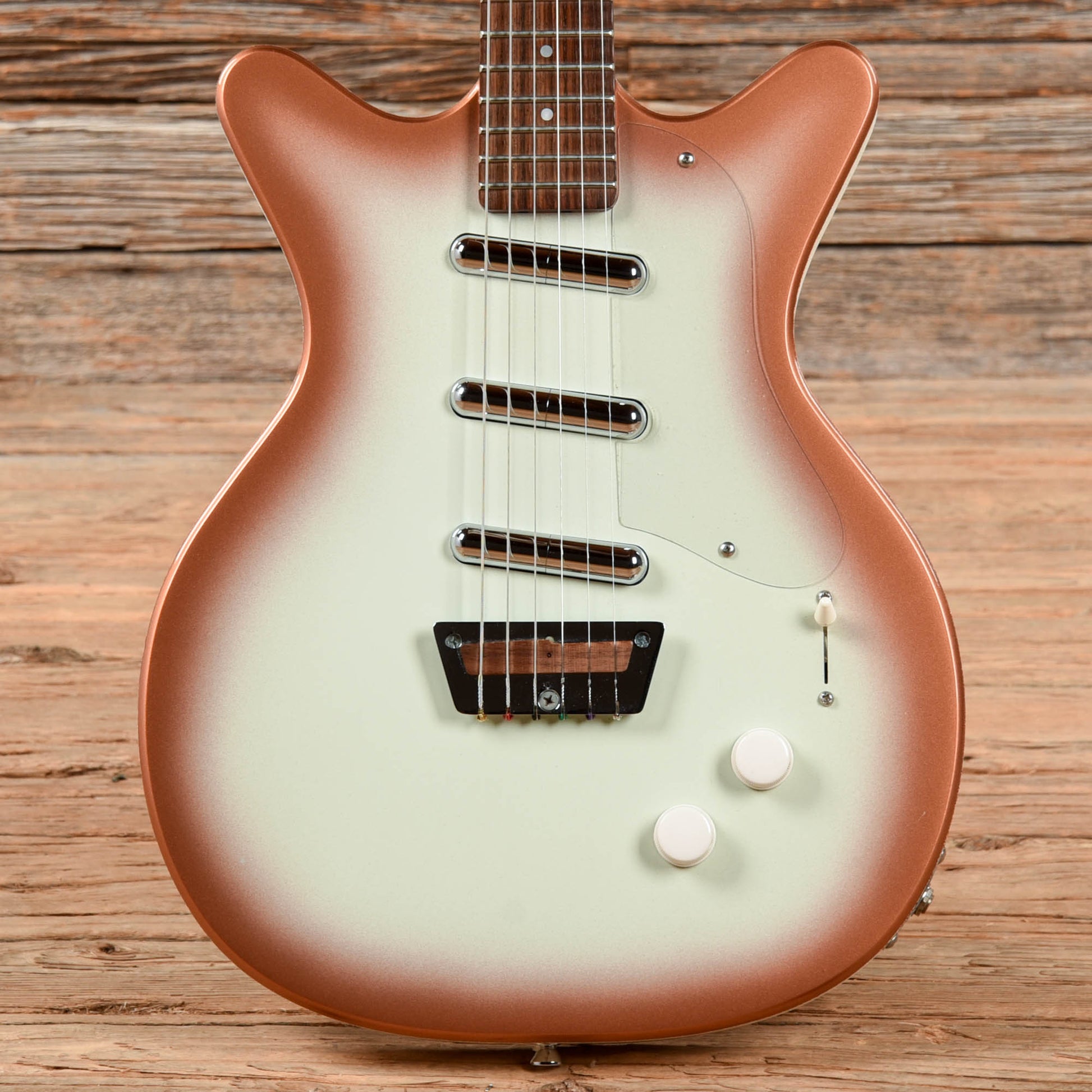 Jerry Jones Shorthorn DC-3 Copper Burst Electric Guitars / Solid Body
