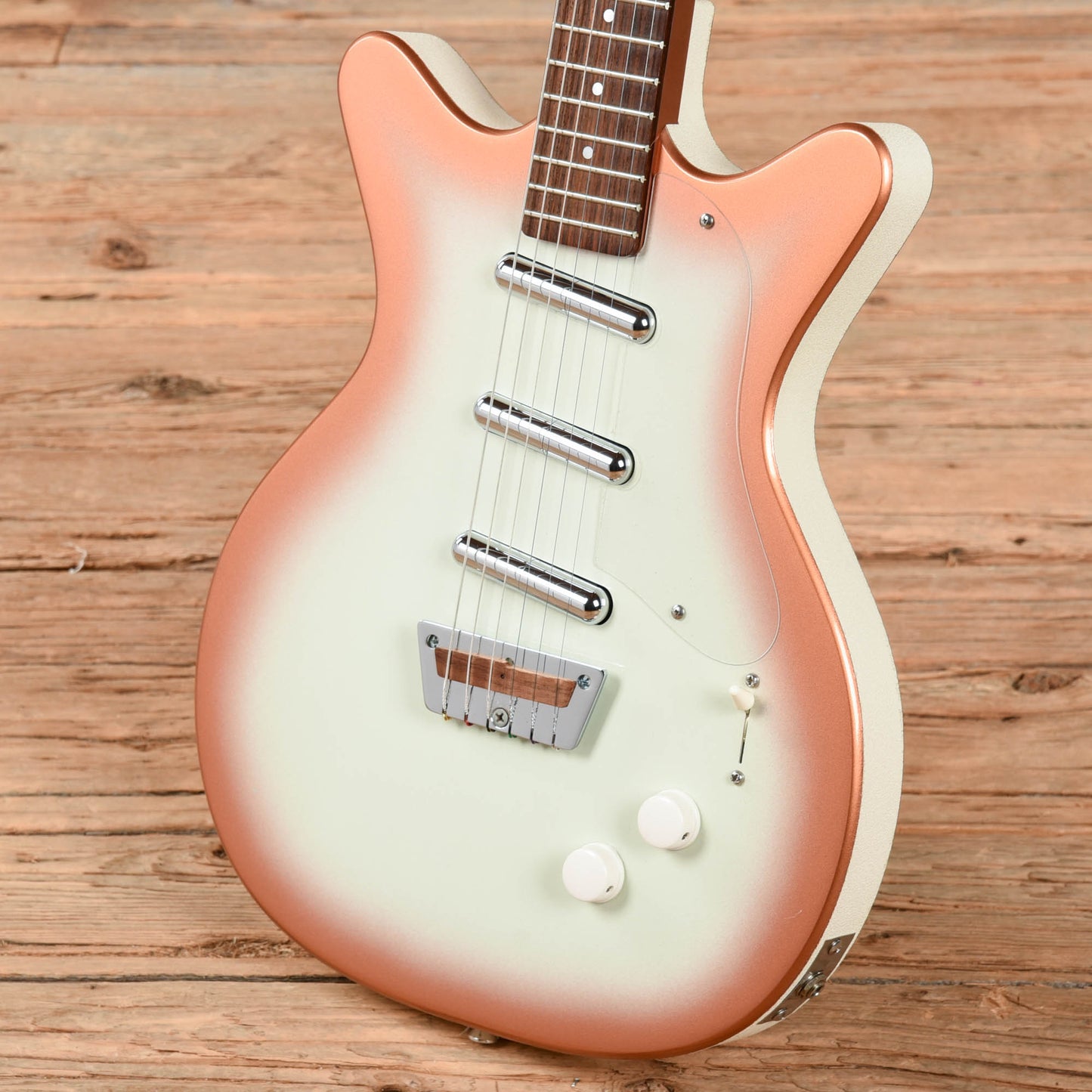 Jerry Jones Shorthorn DC-3 Copper Burst Electric Guitars / Solid Body