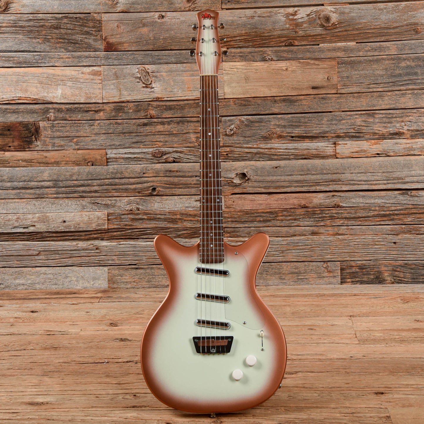 Jerry Jones Shorthorn DC-3 Copper Burst Electric Guitars / Solid Body