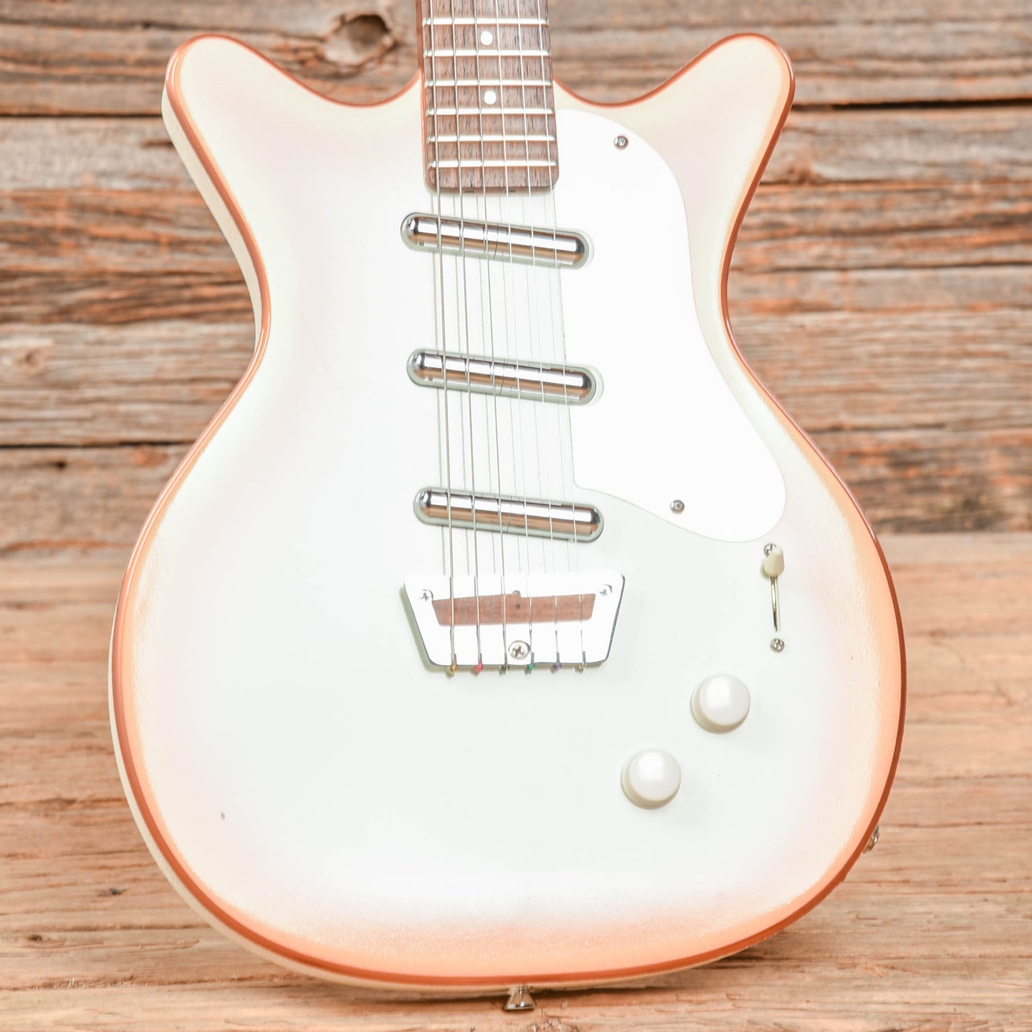Jerry Jones Shorthorn DC-3 Copper Burst Electric Guitars / Solid Body