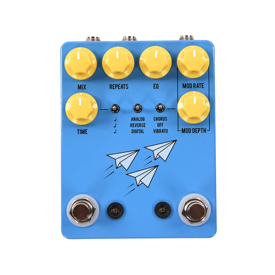 JHS Flight Delay Pedal Blue Effects and Pedals / Delay