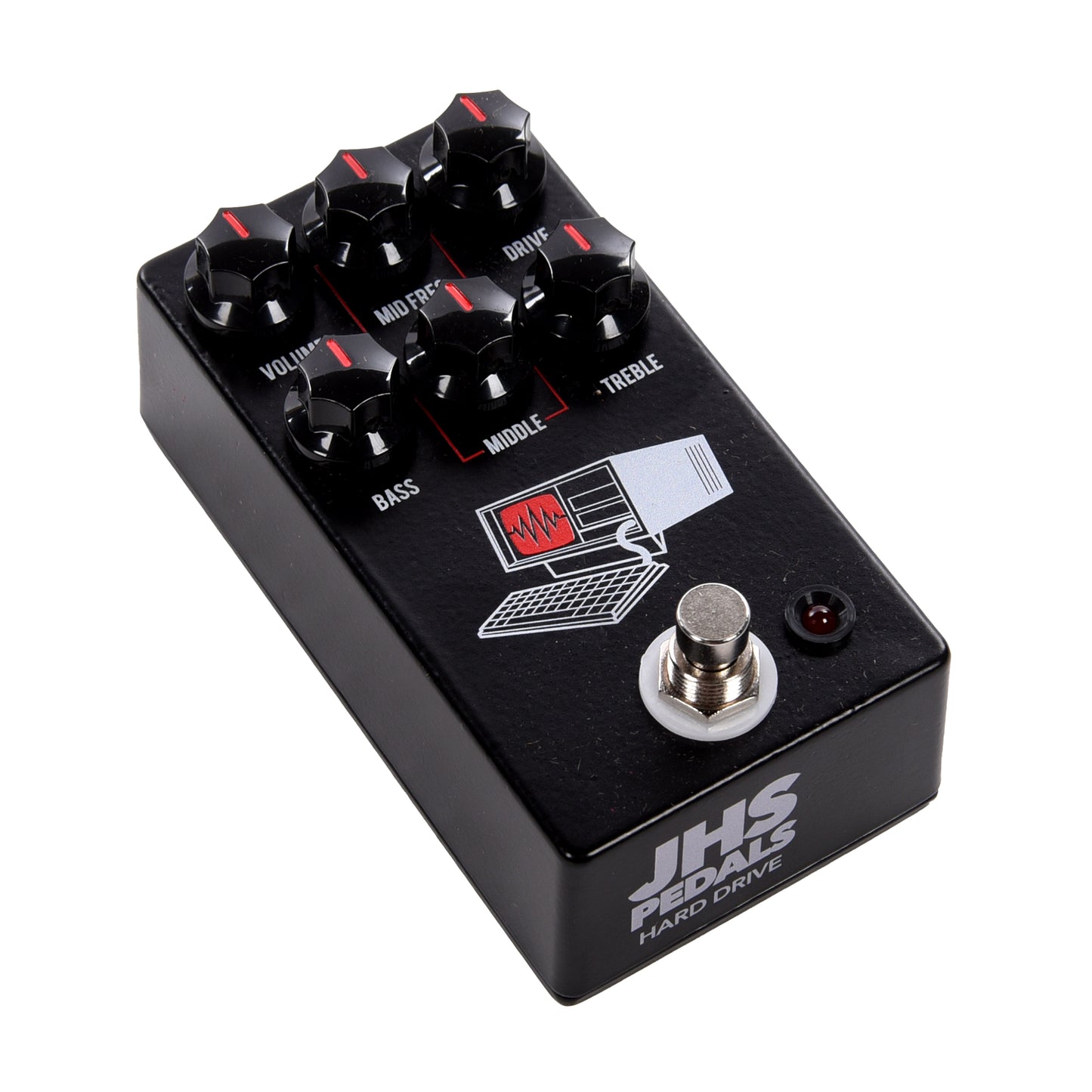 JHS Hard Drive Distortion Pedal Black Effects and Pedals / Distortion