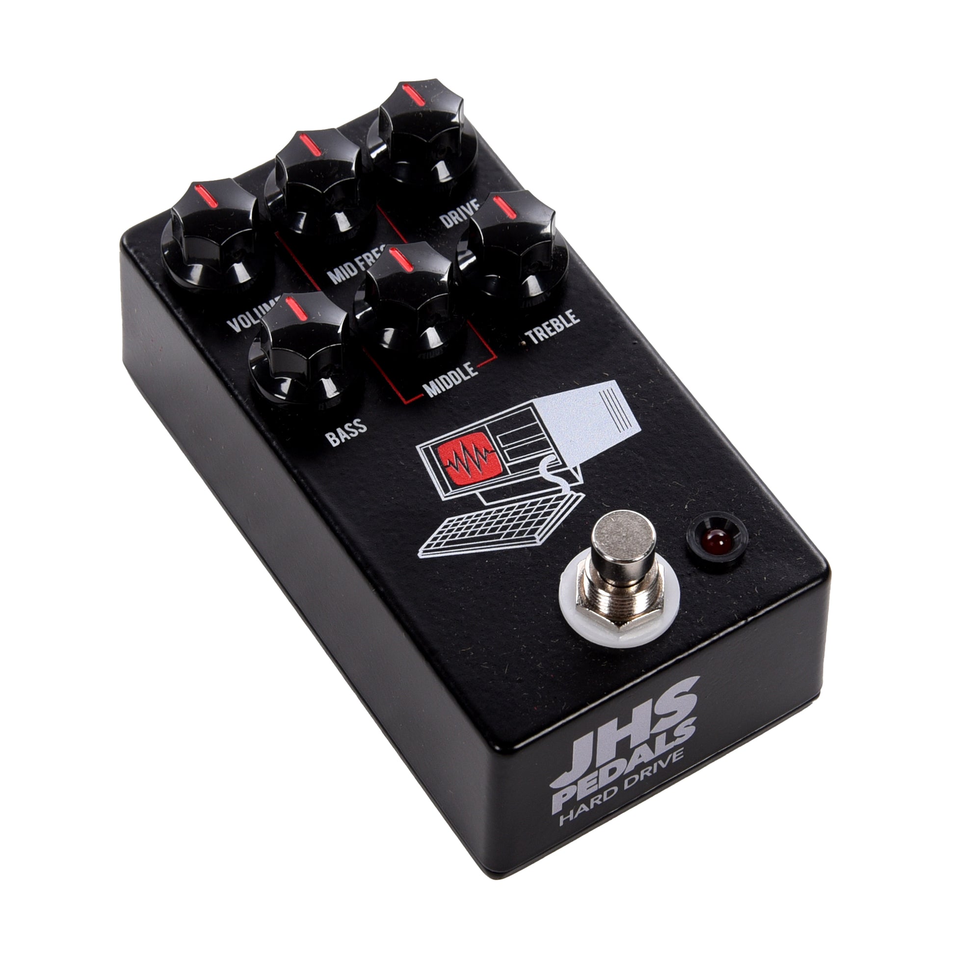 JHS Hard Drive Distortion Pedal Black Effects and Pedals / Distortion