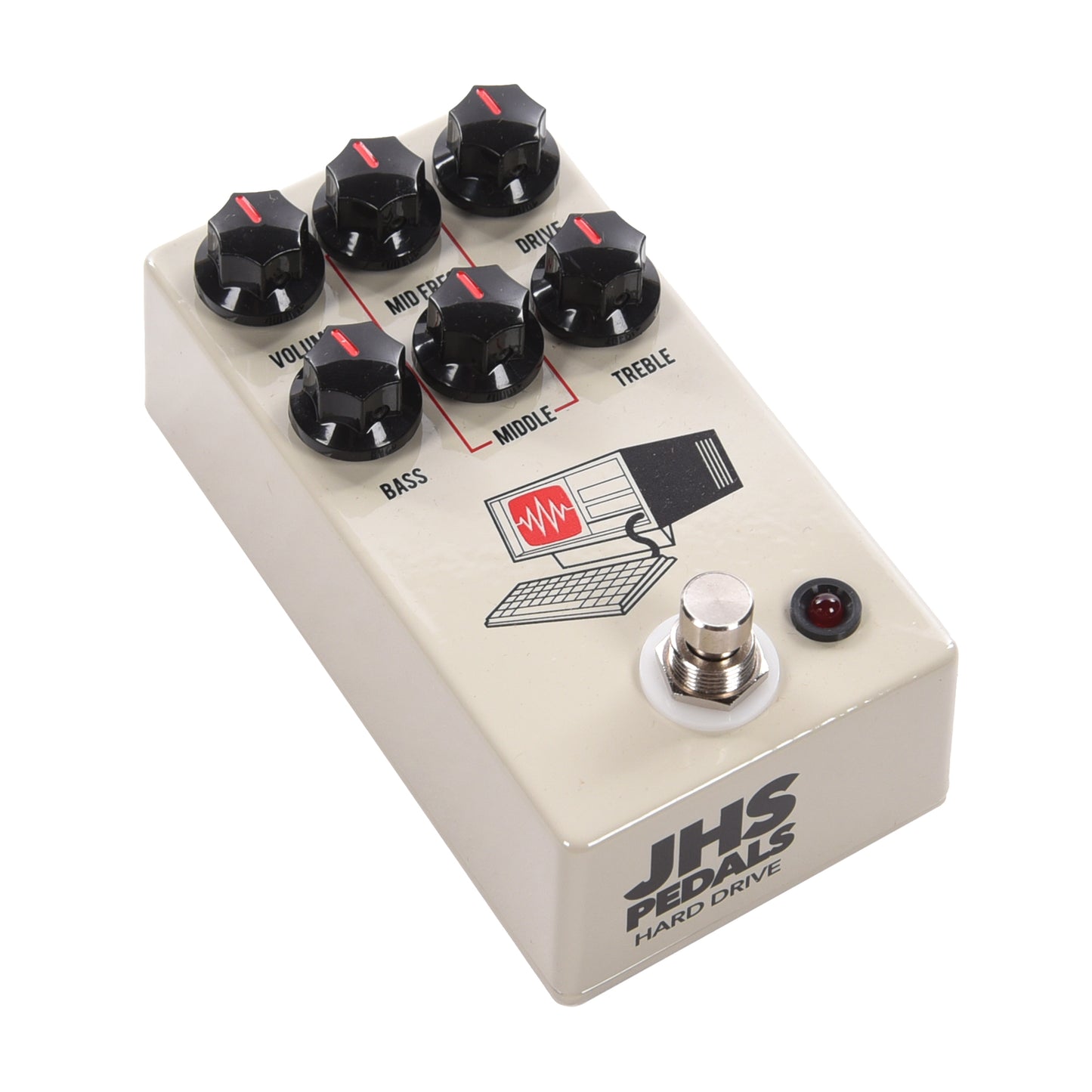 JHS Hard Drive Distortion Pedal Tan Effects and Pedals / Distortion