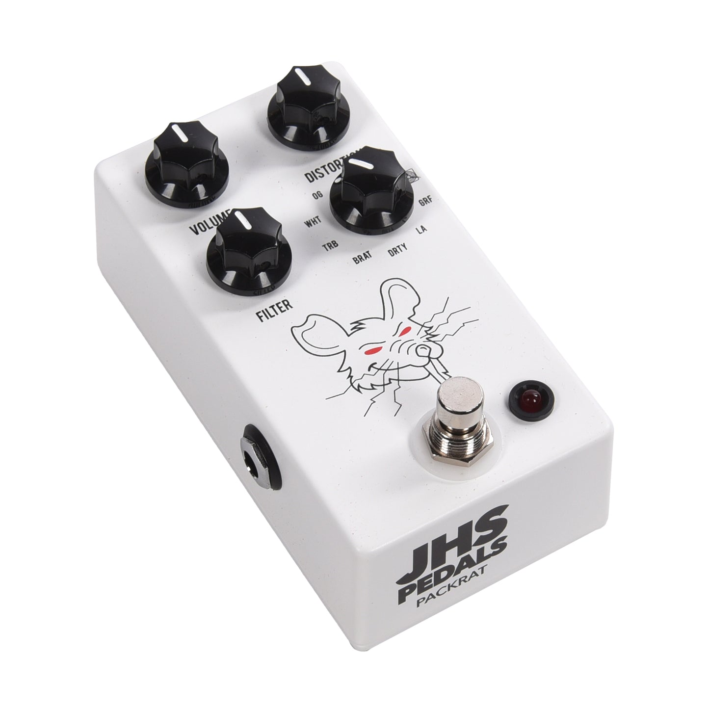 JHS Packrat Distortion Pedal White Effects and Pedals / Distortion