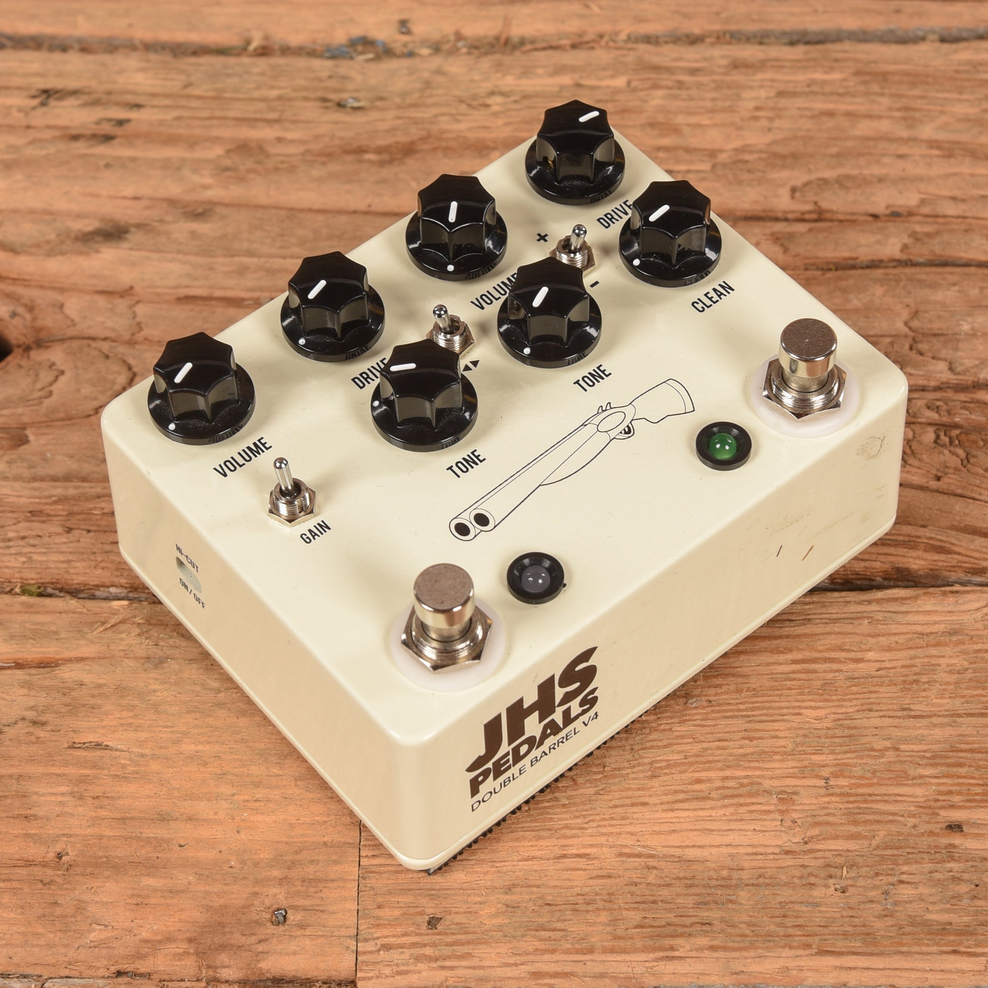 JHS Double Barrel V4 Effects and Pedals / Overdrive and Boost