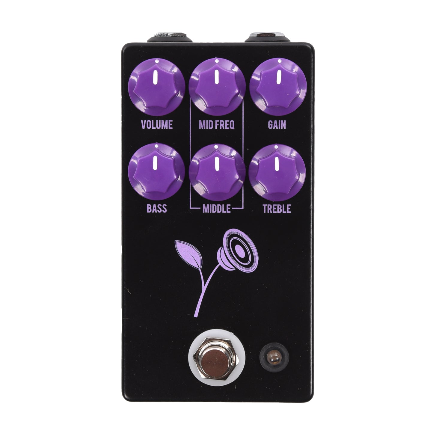 JHS Violet Lari Basilio Signature Distortion/Overdrive Pedal Black Effects and Pedals / Overdrive and Boost