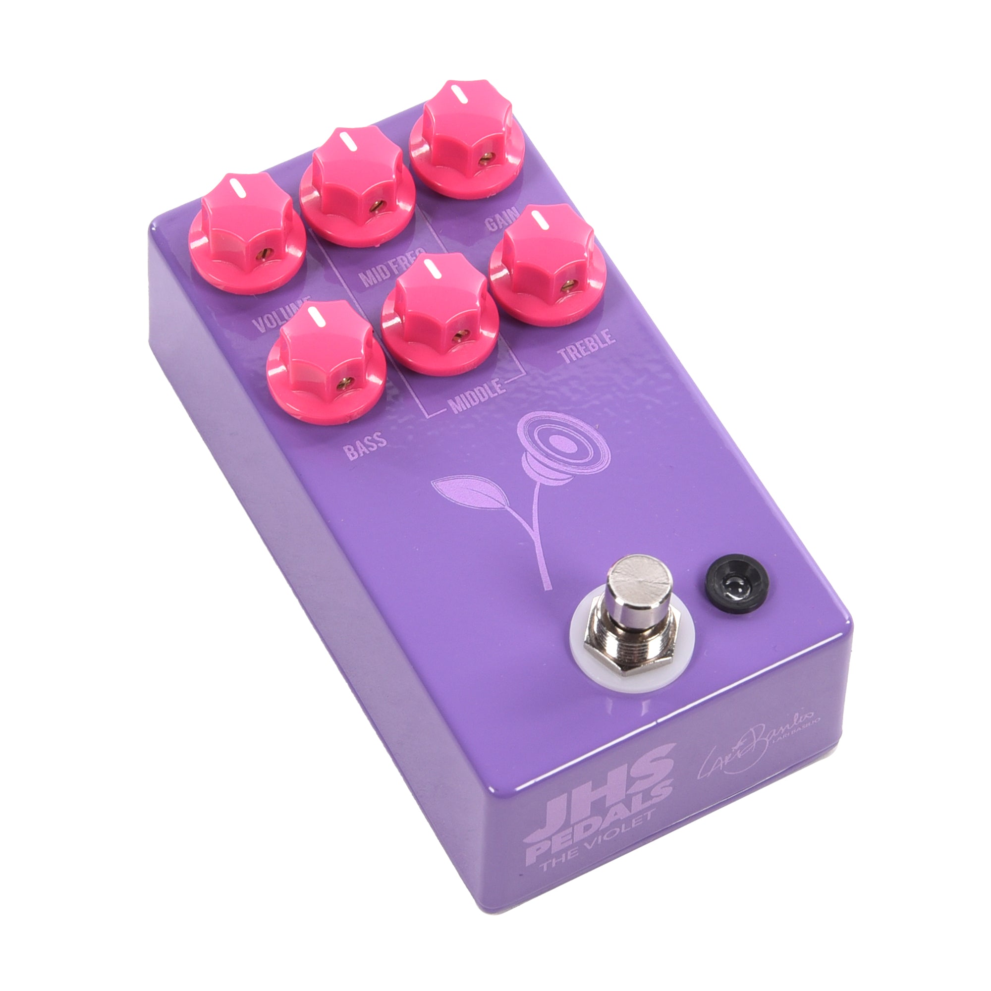 JHS Violet Lari Basilio Signature Distortion/Overdrive Pedal Purple Effects and Pedals / Overdrive and Boost