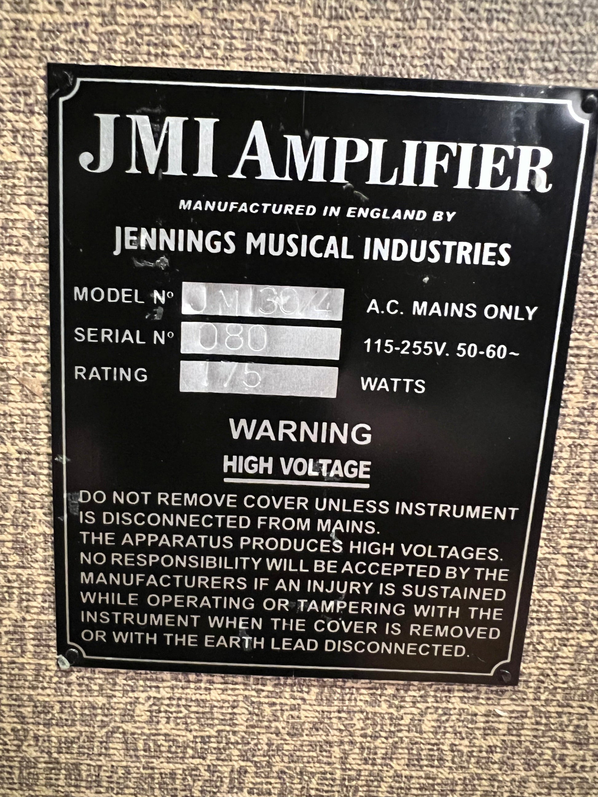 JMI 30 Combo Blonde Amps / Guitar Cabinets