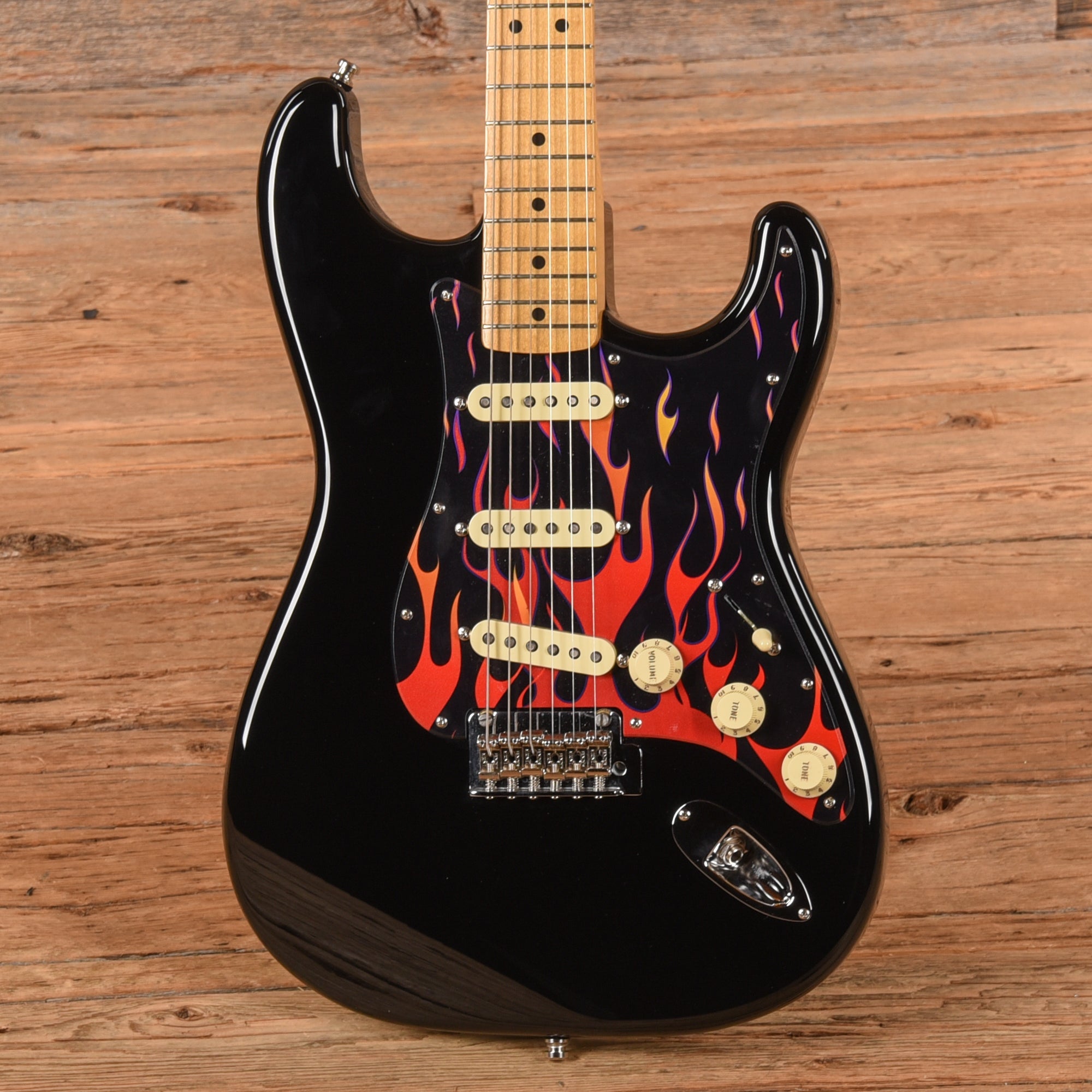 Fender '68 Stratocaster Reissue Neck with Unknown Body Black 1999