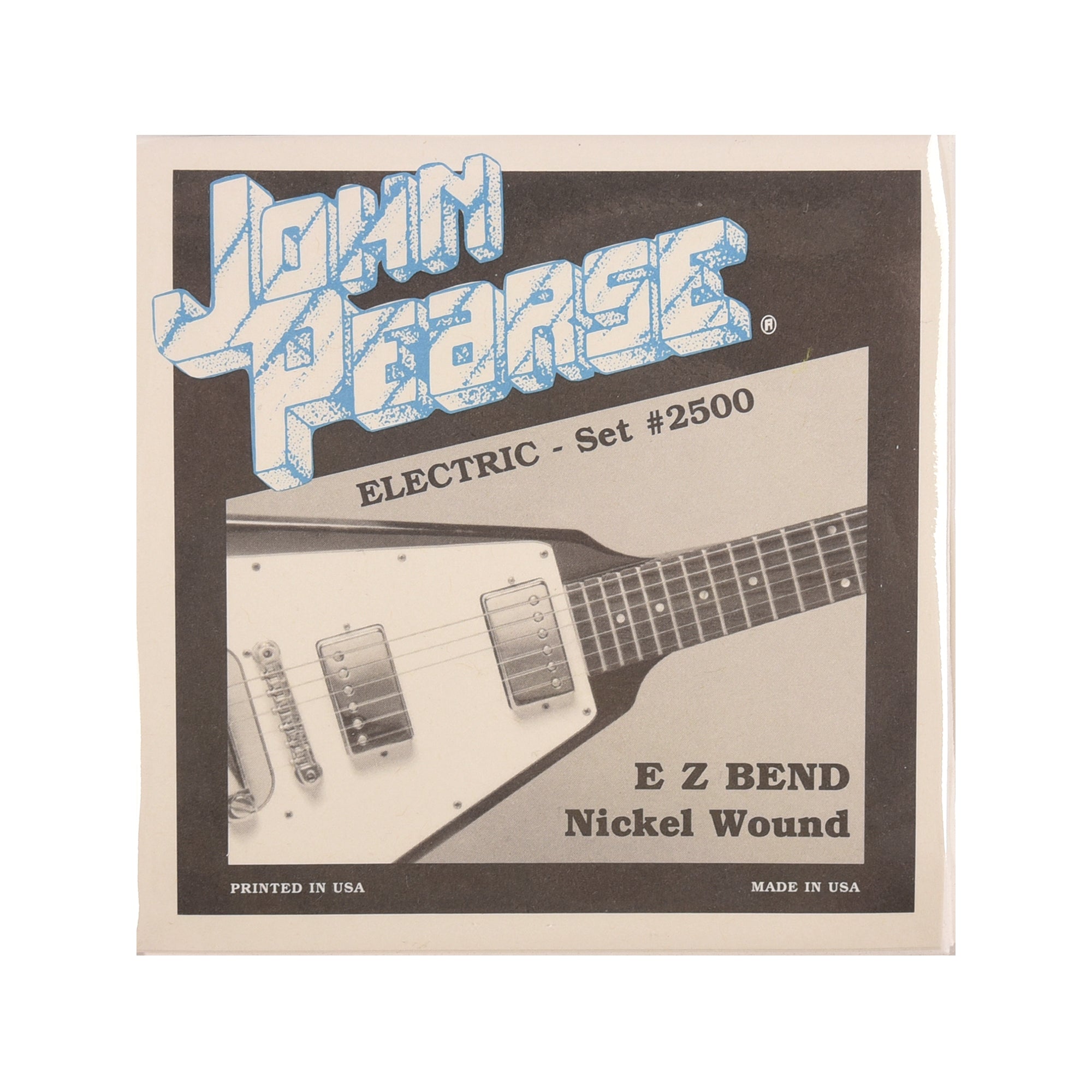 John Pearse Electric Strings Pure Nickel EZ Bend 10-46 Accessories / Strings / Guitar Strings