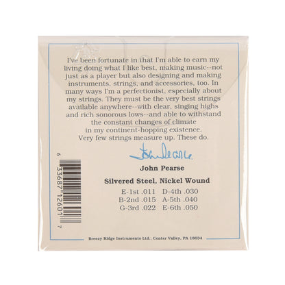 John Pearse Electric Strings Pure Nickel Jazz Light 11-50 Accessories / Strings / Guitar Strings