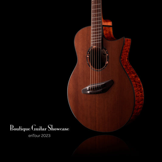 JOI Guitars FS 1850s Miners Redwood/Spalted "The Tree" Mahogany Natural Acoustic Guitars