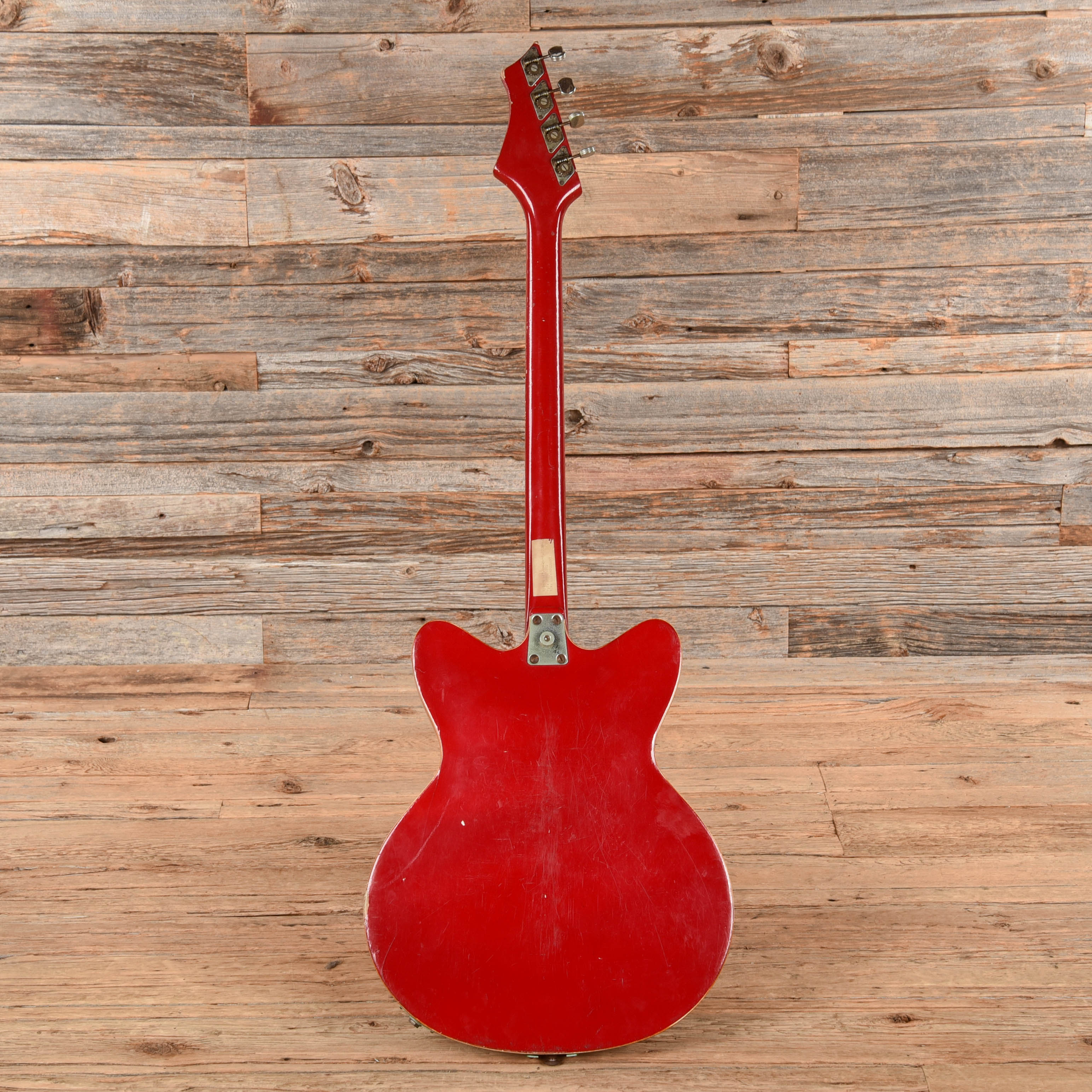 Jolana Studio Bass Red 1970s Bass Guitars