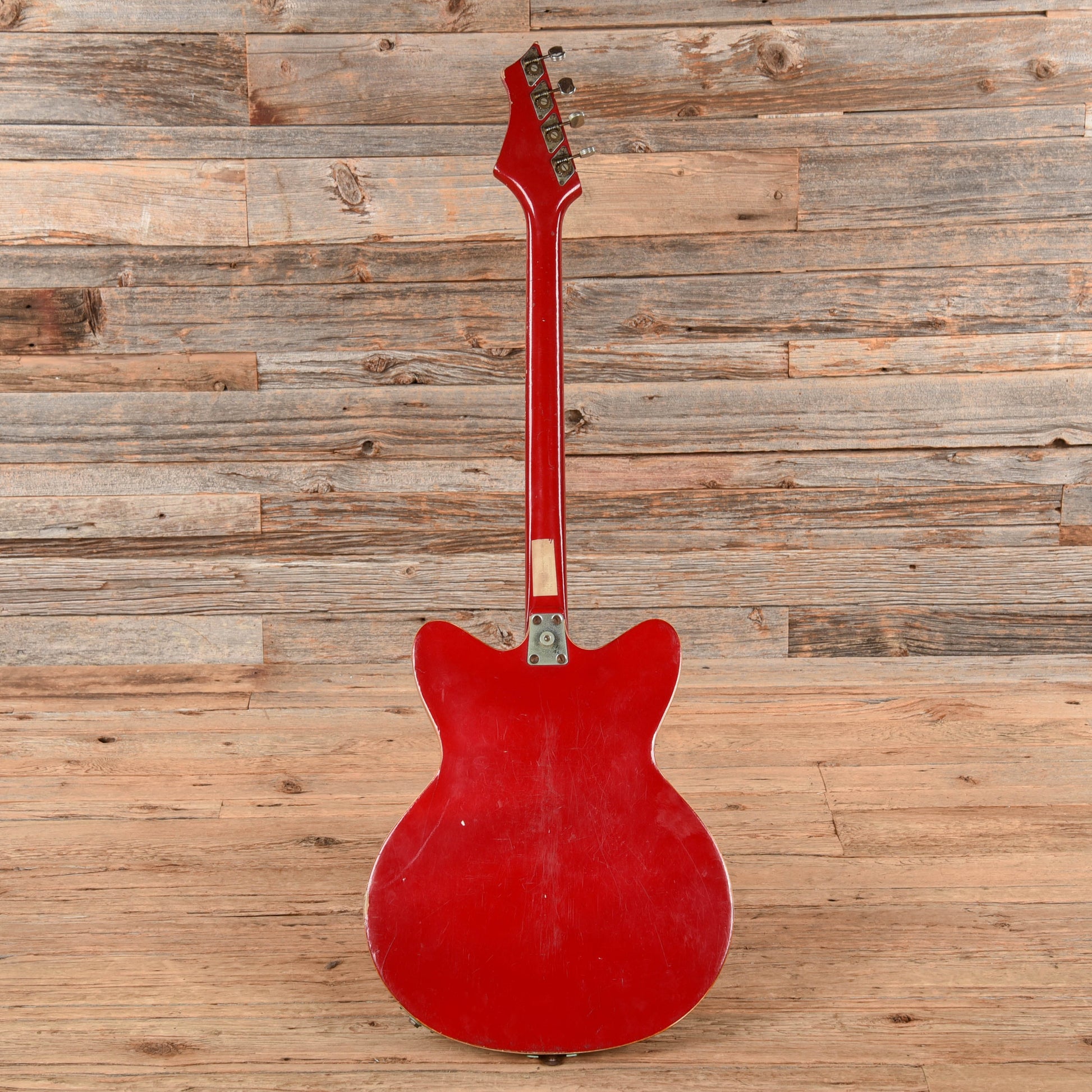 Jolana Studio Bass Red 1970s Bass Guitars