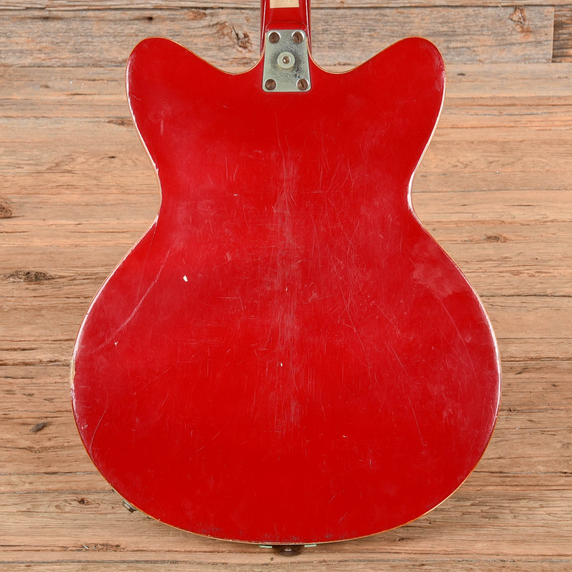 Jolana Studio Bass Red 1970s Bass Guitars