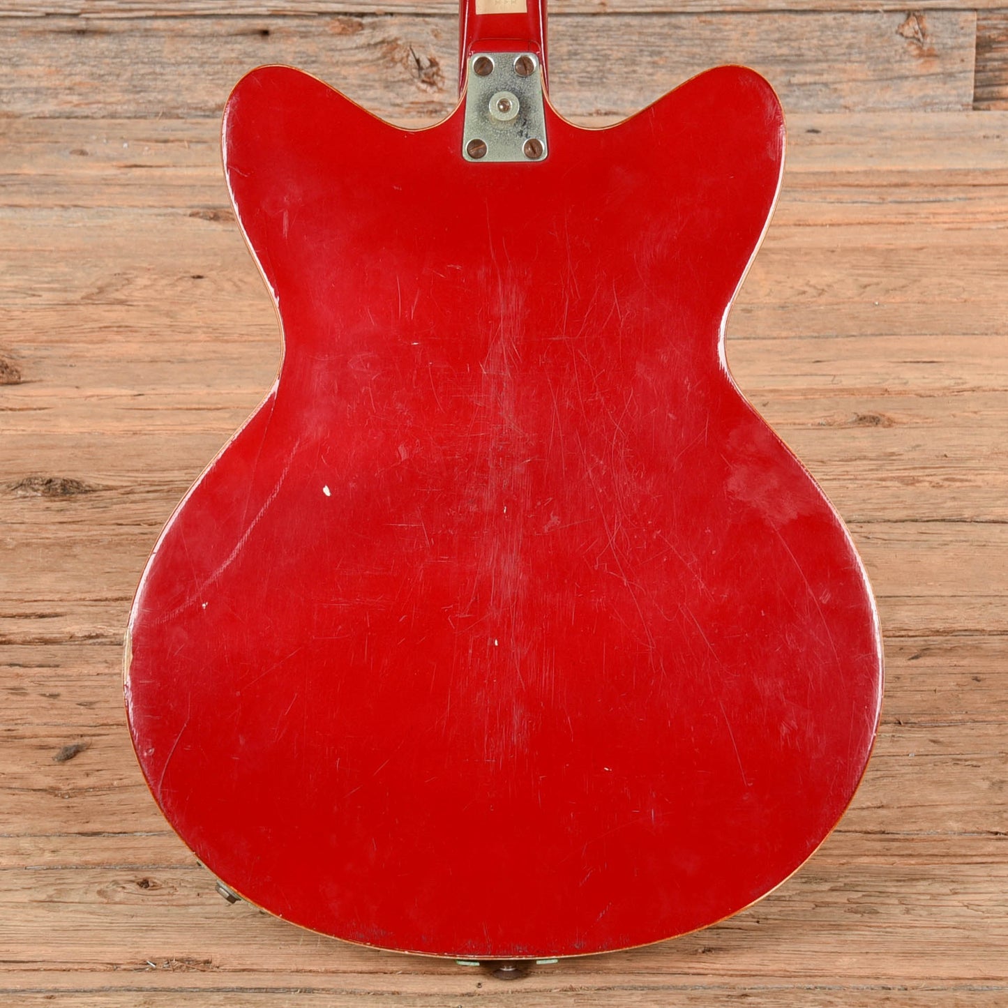 Jolana Studio Bass Red 1970s Bass Guitars