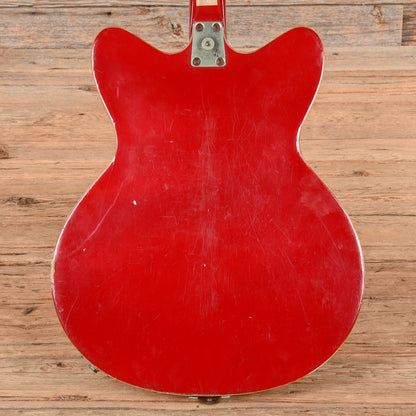 Jolana Studio Bass Red 1970s Bass Guitars