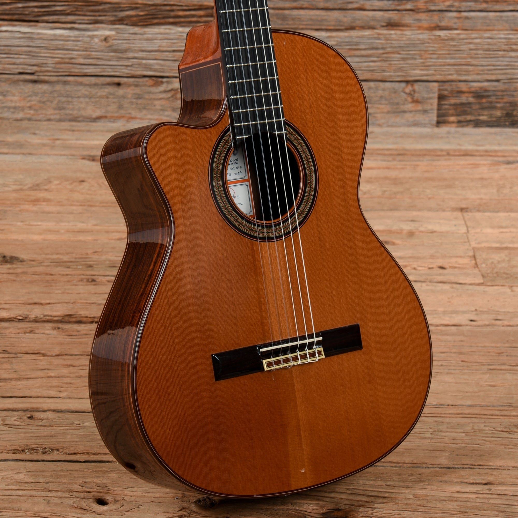 Jose Ramirez 2CWE Natural 2007 LEFTY Acoustic Guitars / Classical