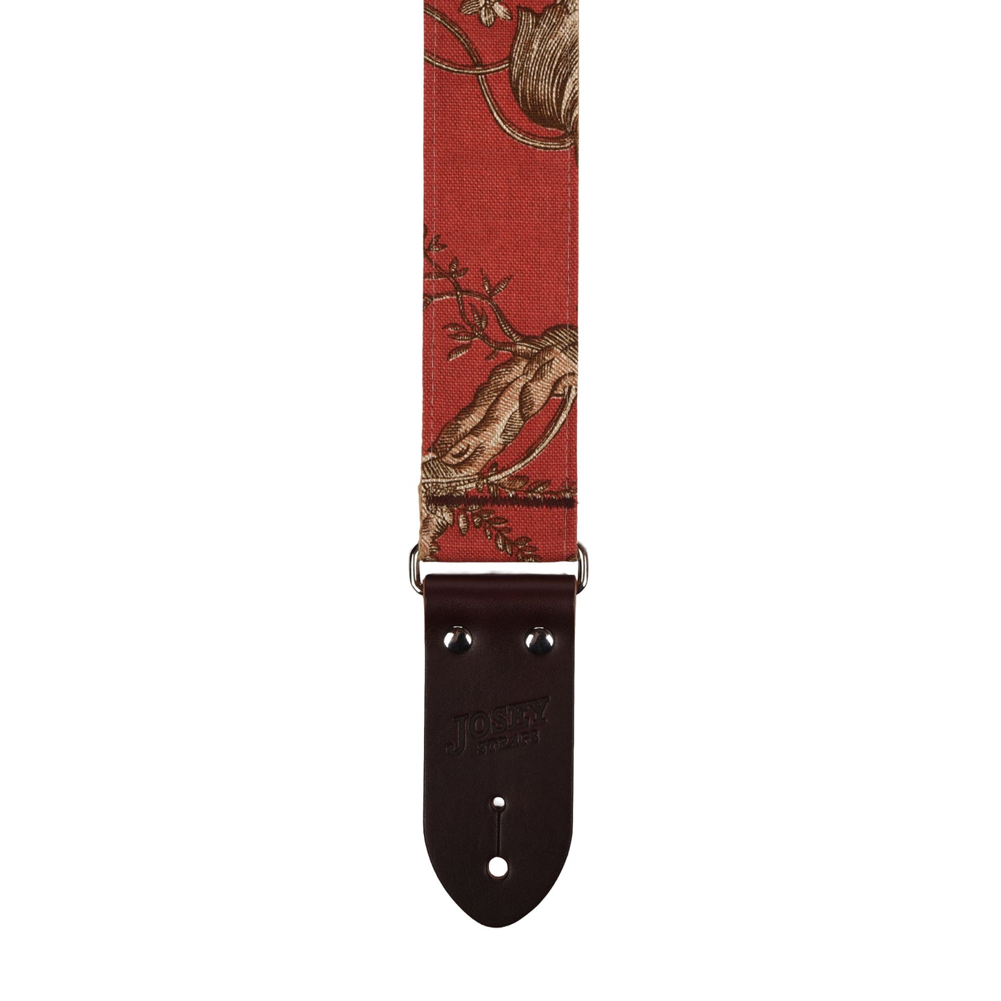 Josey Scarlet Grove 2" Guitar Strap w/Sunset Ends and Cotton Backing Straps