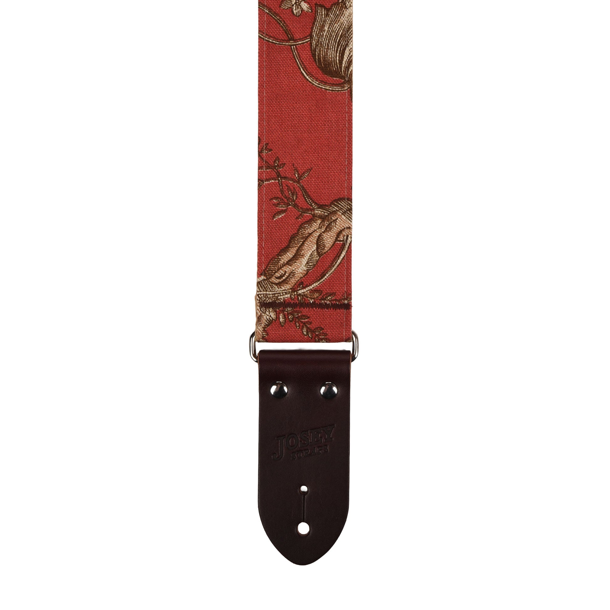 Josey Scarlet Grove 2" Guitar Strap w/Sunset Ends and Cotton Backing Straps