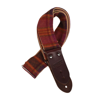 Josey Ten 2" Guitar Strap w/Sunset Ends and Cotton Backing Straps