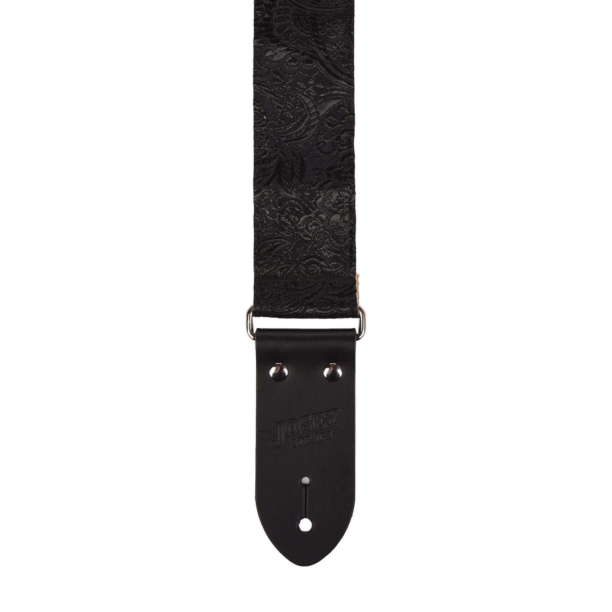 Josey The Abyss 2" Guitar Strap w/Midnight Ends and Cotton Backing Straps