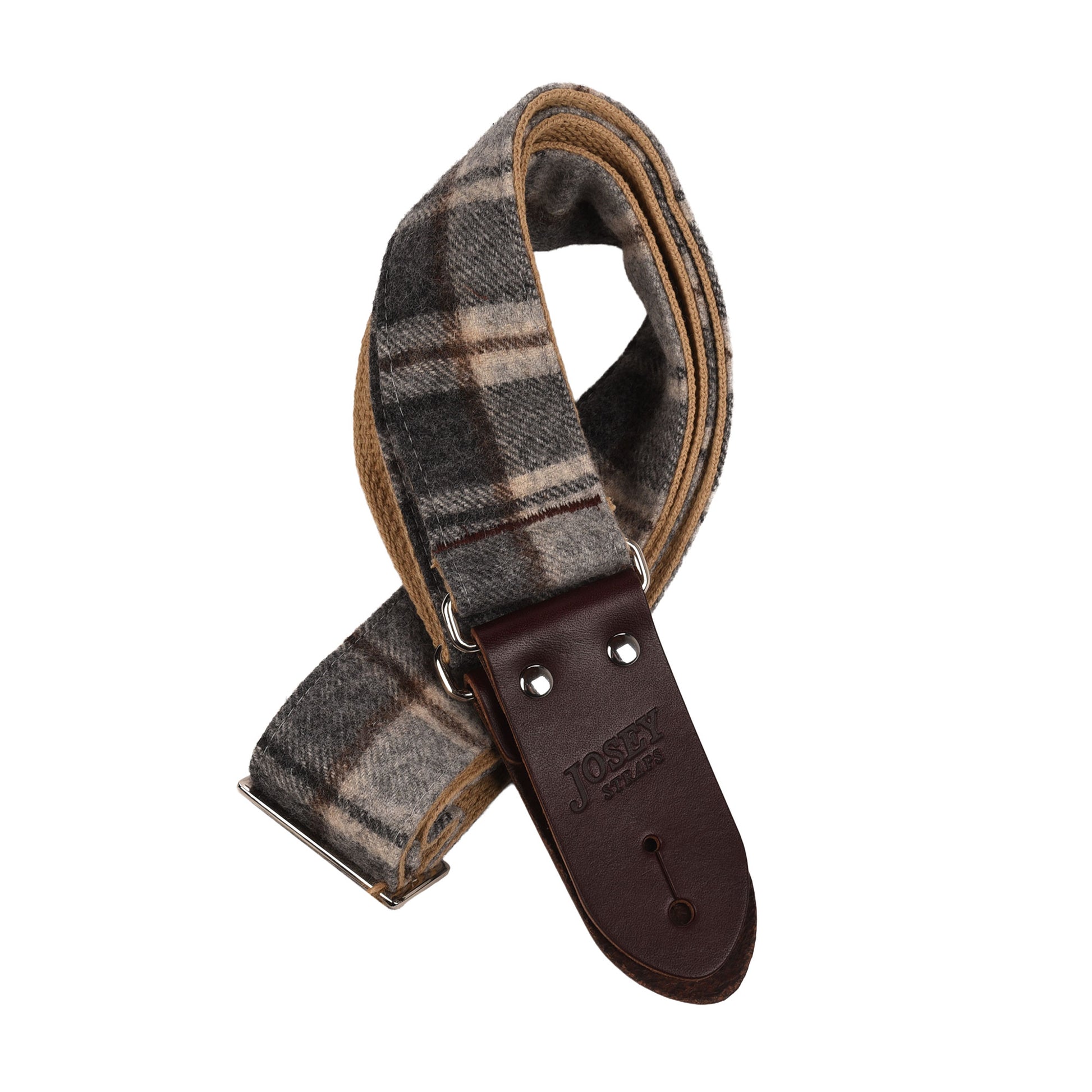 Josey Thrift Shop Flannel 2" Guitar Strap w/Sunset Ends and Cotton Backing Straps