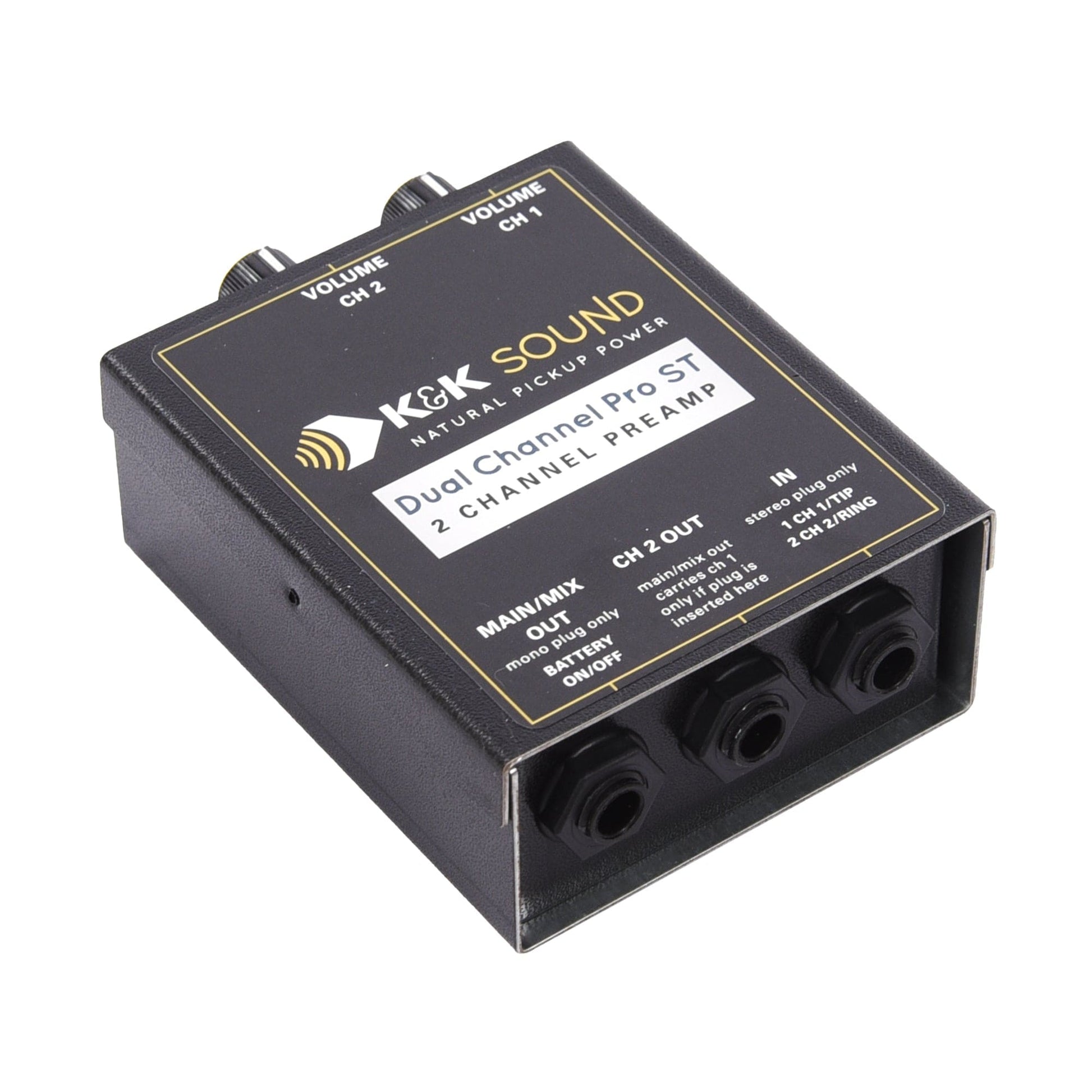 K&K Dual Channel Pro Preamp ST Pro Audio / Outboard Gear / Microphone Preamps