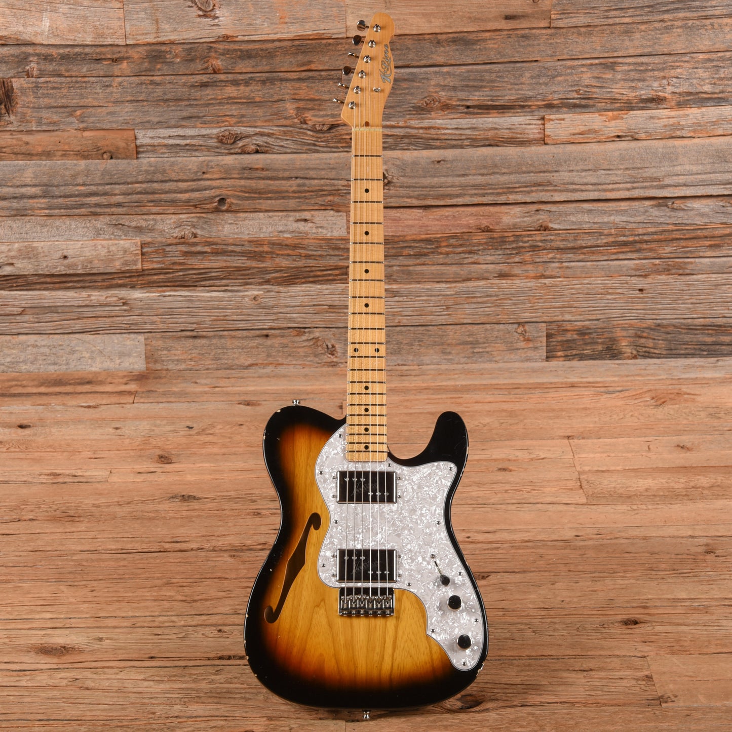 K-Line Truxton Thinline Sunburst 2020 Electric Guitars / Solid Body