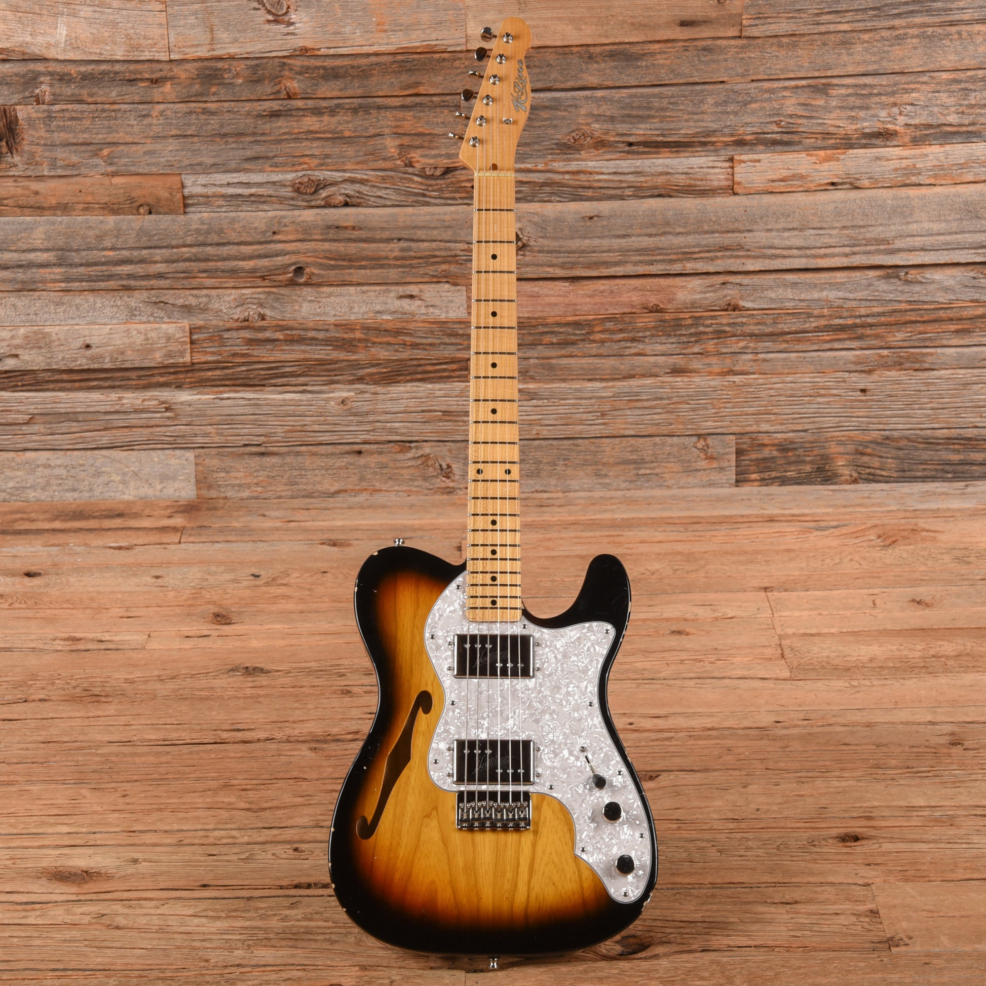 K-Line Truxton Thinline Sunburst 2020 Electric Guitars / Solid Body