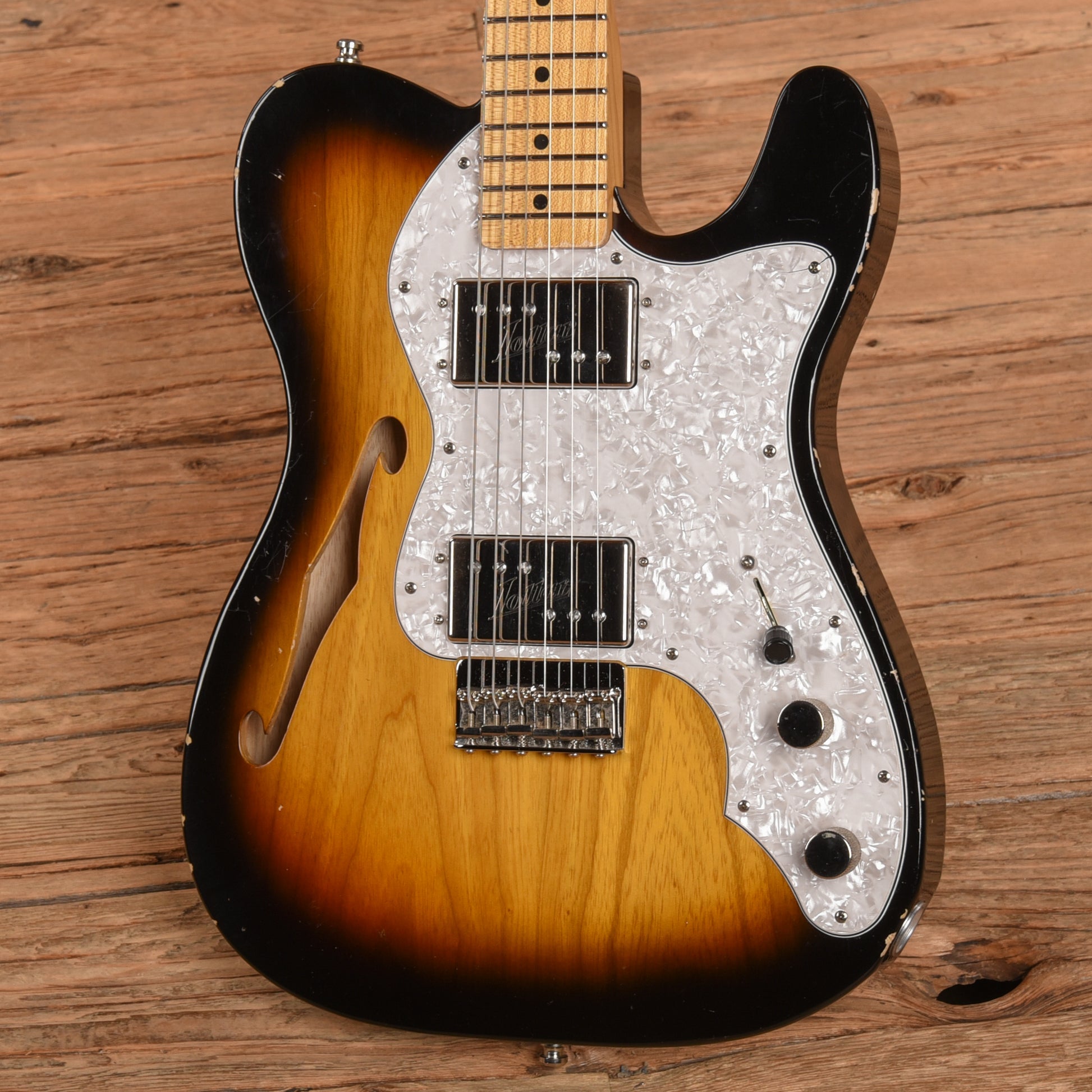 K-Line Truxton Thinline Sunburst 2020 Electric Guitars / Solid Body