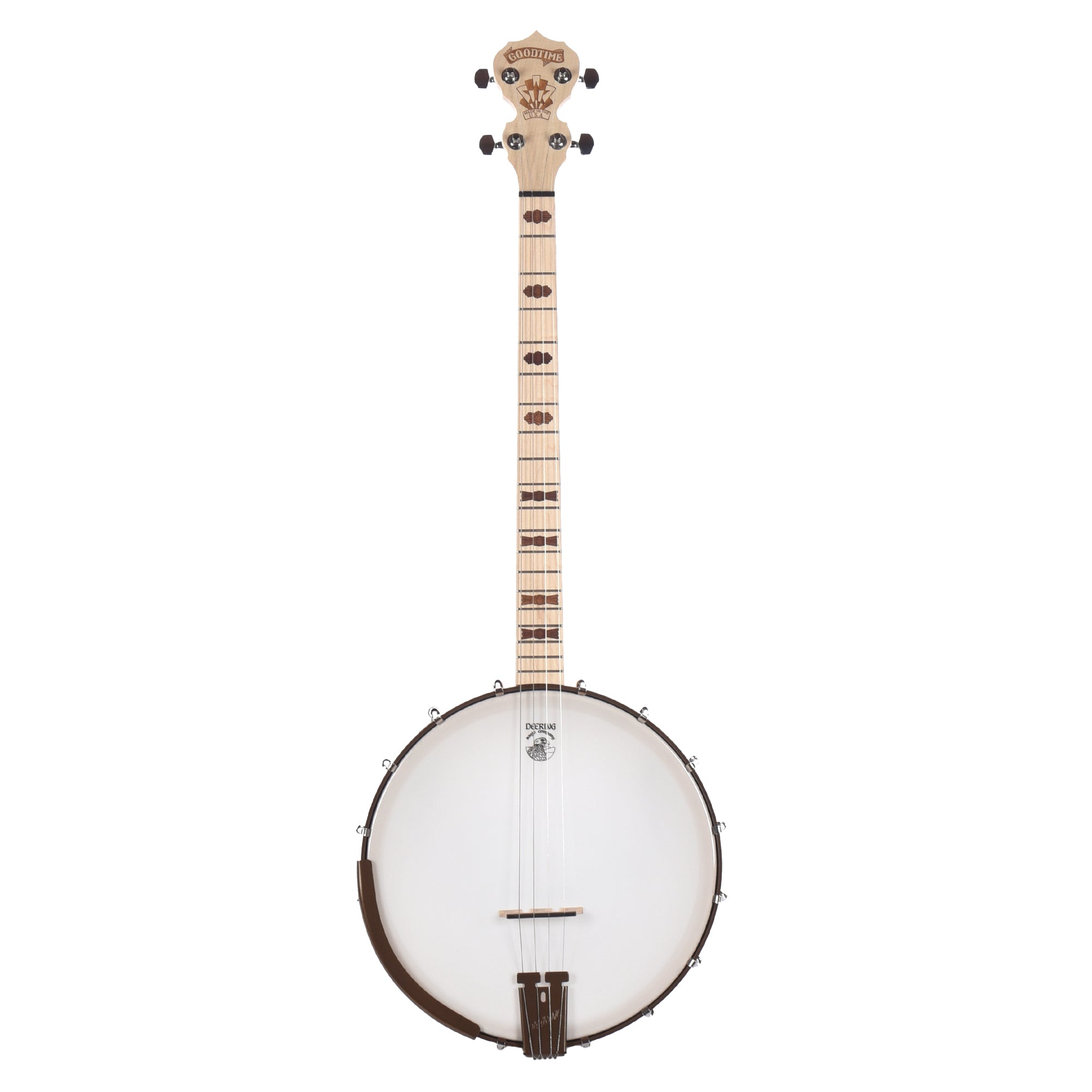 Deering Goodtime 19-Fret Tenor Openback Banjo Blonde