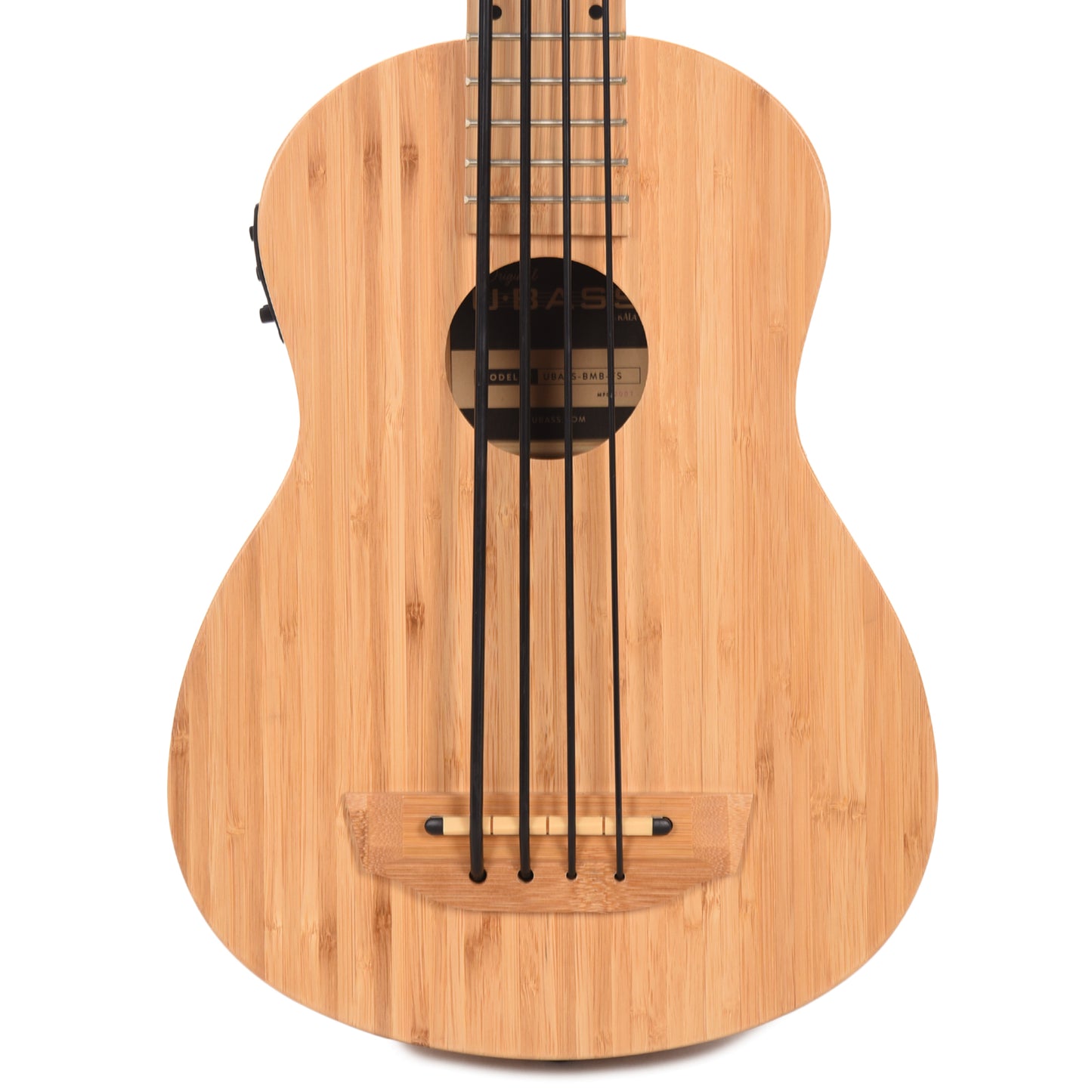Kala All Solid Bamboo Fretted U-BASS Folk Instruments / Ukuleles