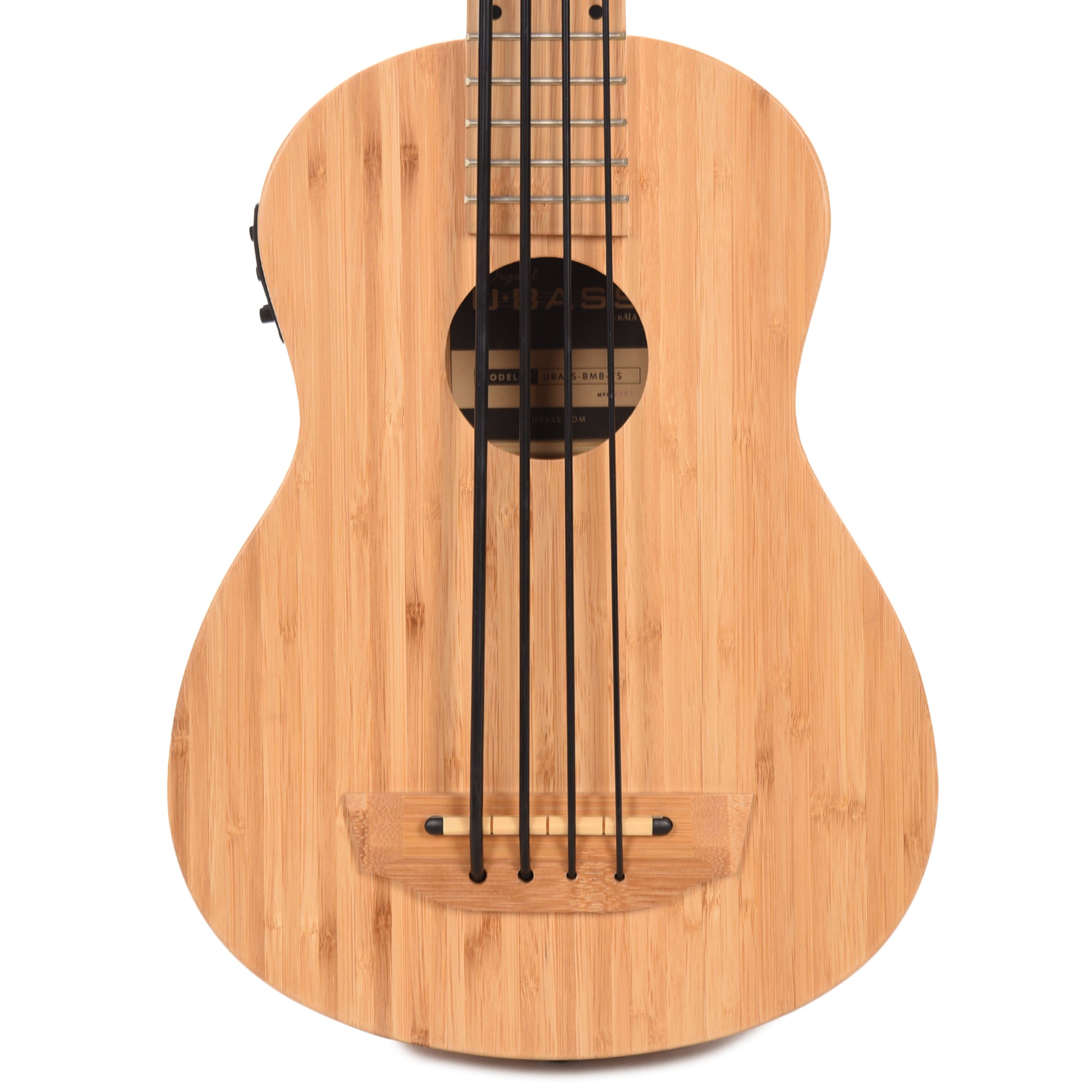 Kala All Solid Bamboo Fretted U-BASS Folk Instruments / Ukuleles