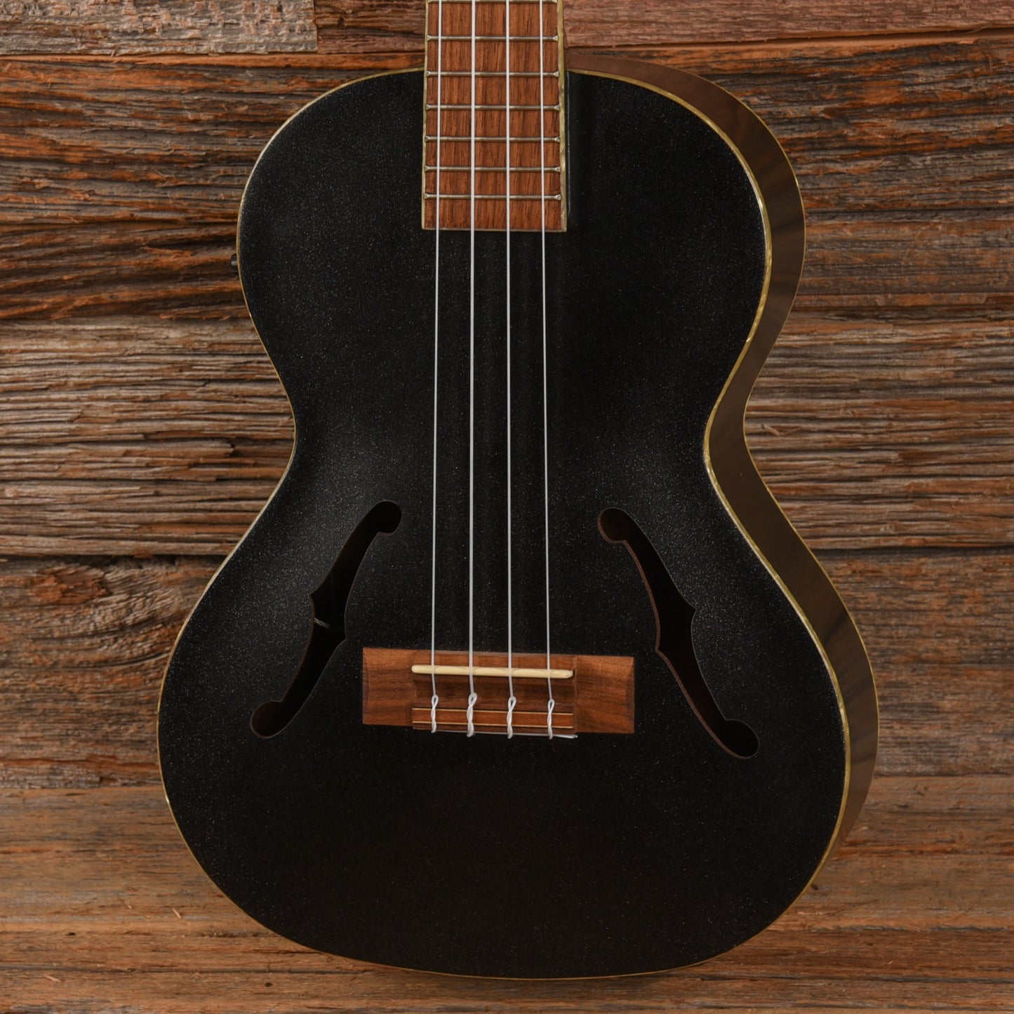 Kala KA-JTE MTB Archtop Tenor Ukulele Metallic Black Folk Instruments / Ukuleles