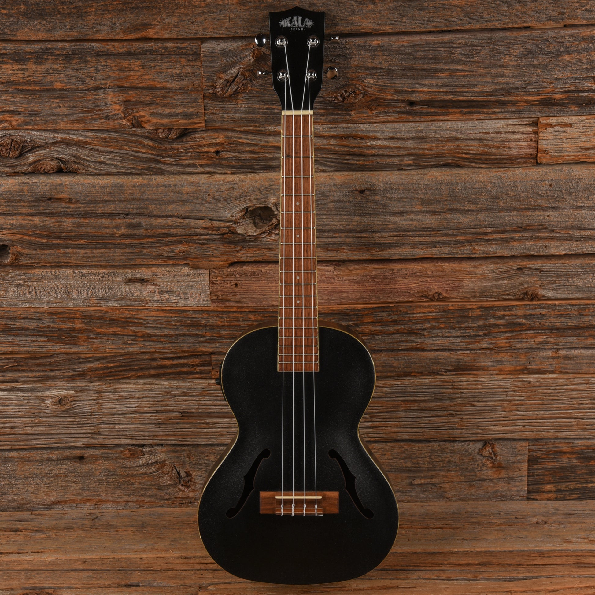Kala KA-JTE MTB Archtop Tenor Ukulele Metallic Black Folk Instruments / Ukuleles