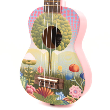 Kala UK-UKETOPIA Ukadelic Uketopia Soprano Ukulele Folk Instruments / Ukuleles