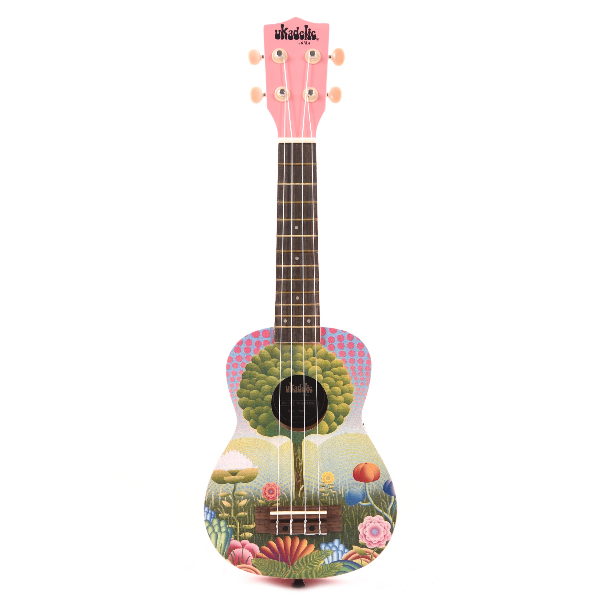Kala UK-UKETOPIA Ukadelic Uketopia Soprano Ukulele Folk Instruments / Ukuleles