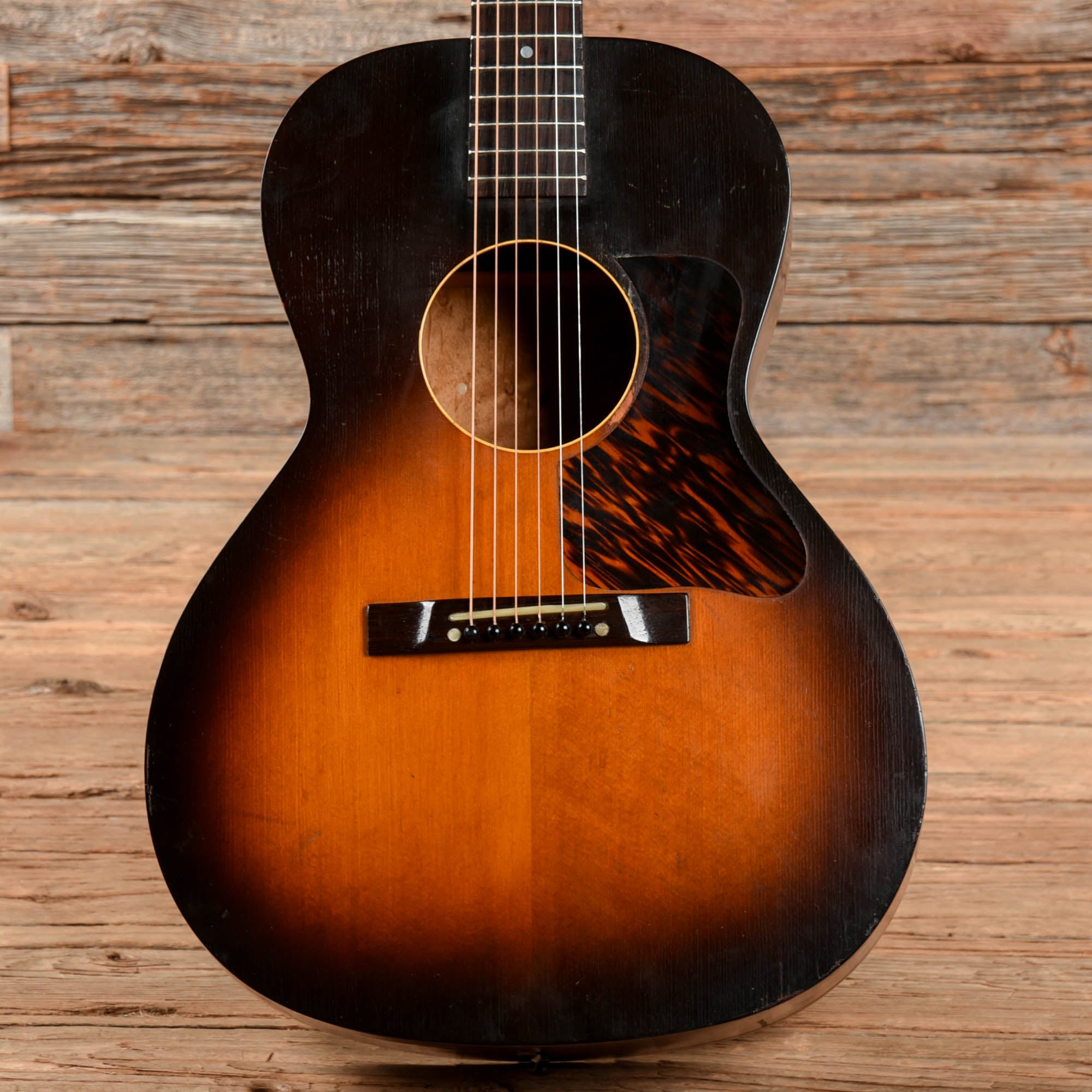 Kalamazoo KGN-12 Rare Maple Back and Sides Sunburst 1941 Acoustic Guitars / Concert
