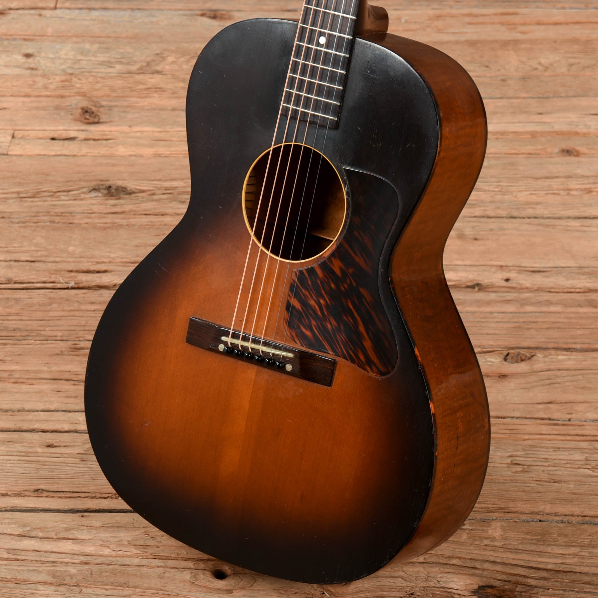 Kalamazoo KGN-12 Rare Maple Back and Sides Sunburst 1941 Acoustic Guitars / Concert