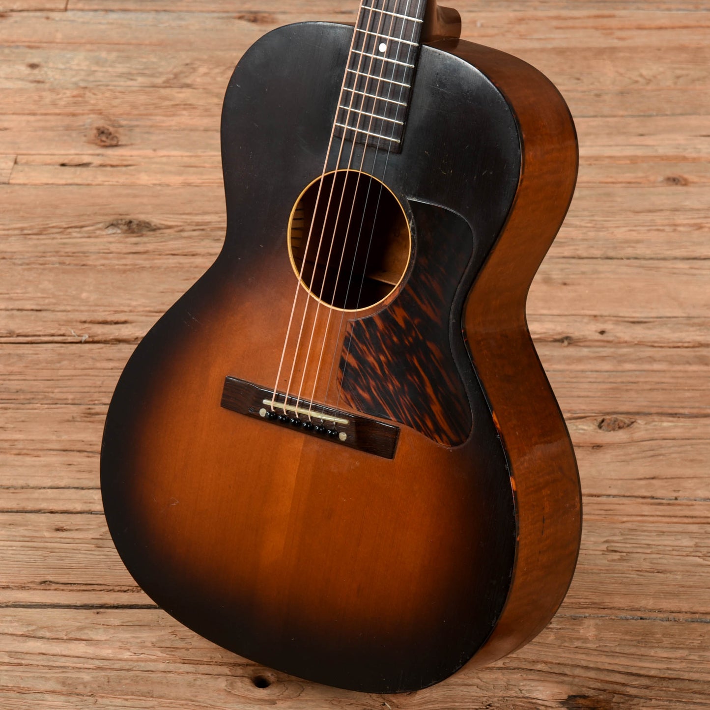 Kalamazoo KGN-12 Rare Maple Back and Sides Sunburst 1941 Acoustic Guitars / Concert